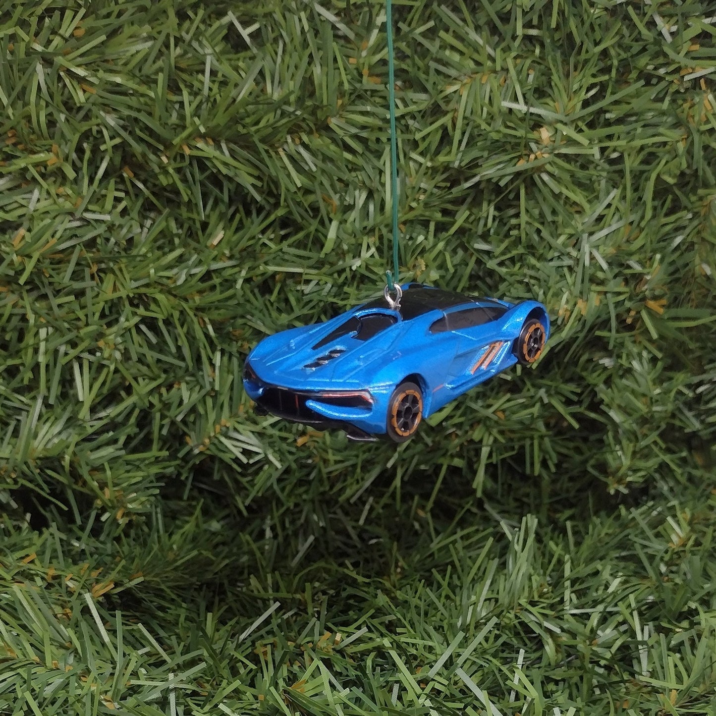 Lamborghini Ornament Terzo Millennio Christmas Tree Decoration Unique Gift Idea Lambo Blue White