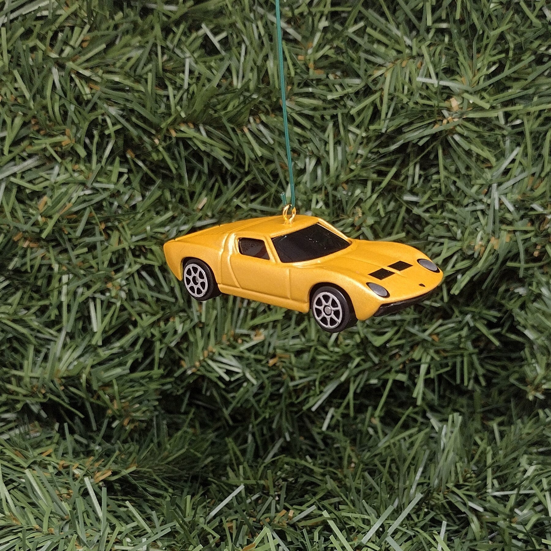 Lamborghini Ornament Miura P400 Christmas Tree Decoration Unique Gift Idea Lambo