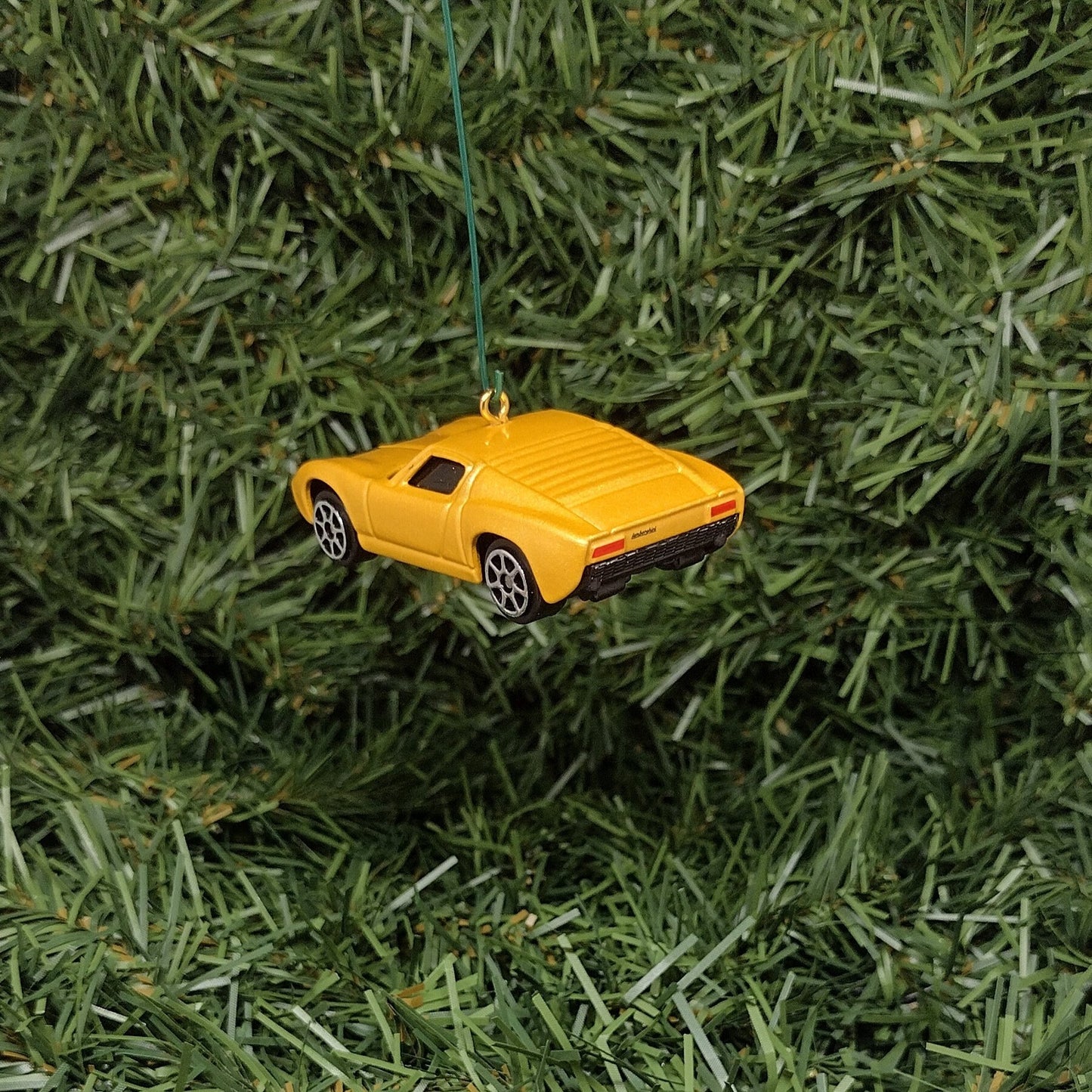 Lamborghini Ornament Miura P400 Christmas Tree Decoration Unique Gift Idea Lambo