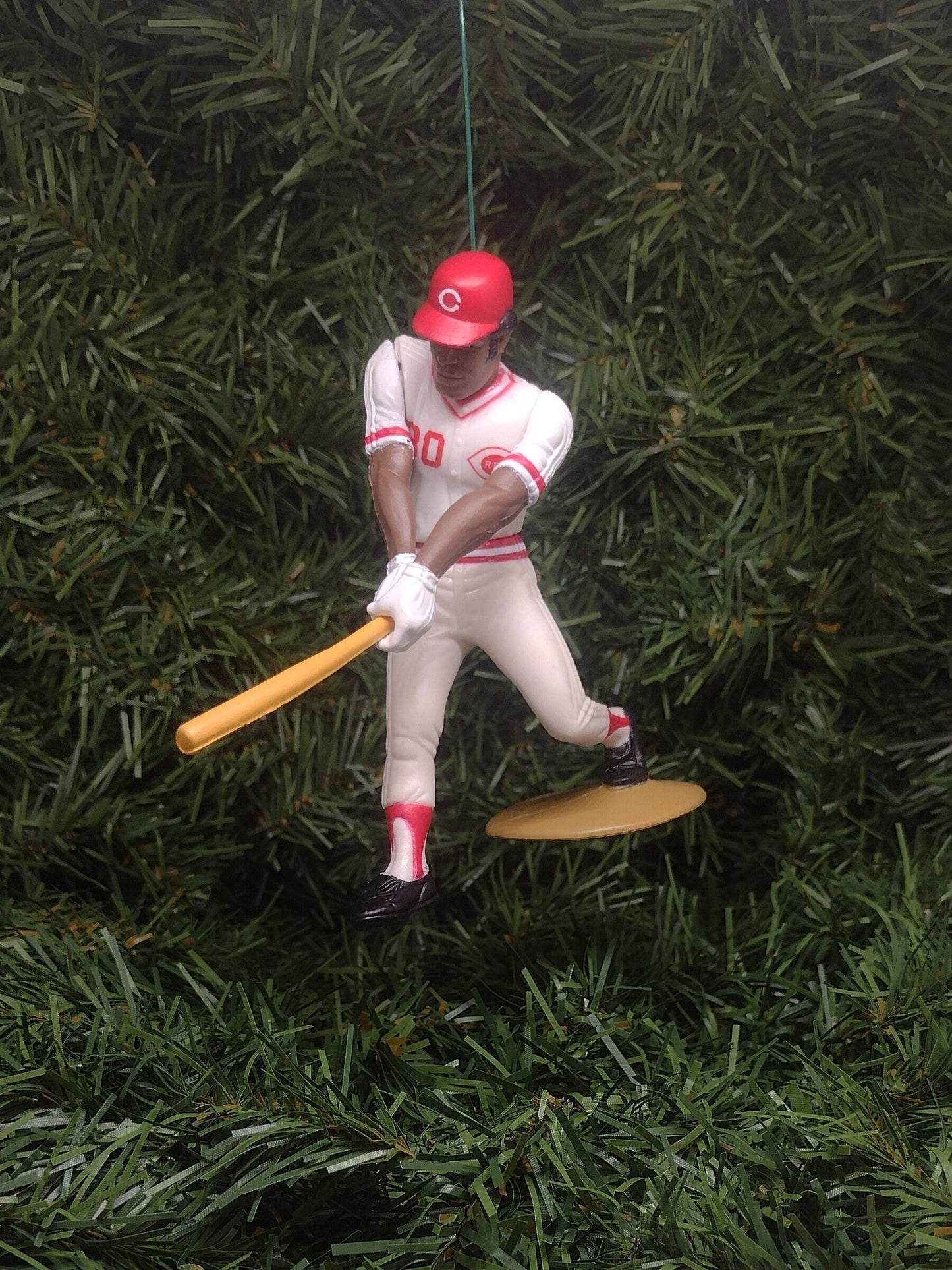 Cincinnati Reds Ornament Christmas Gift Idea Ken Griffey Sr Unique Xmas Tree Decoration MLB Baseball Figure