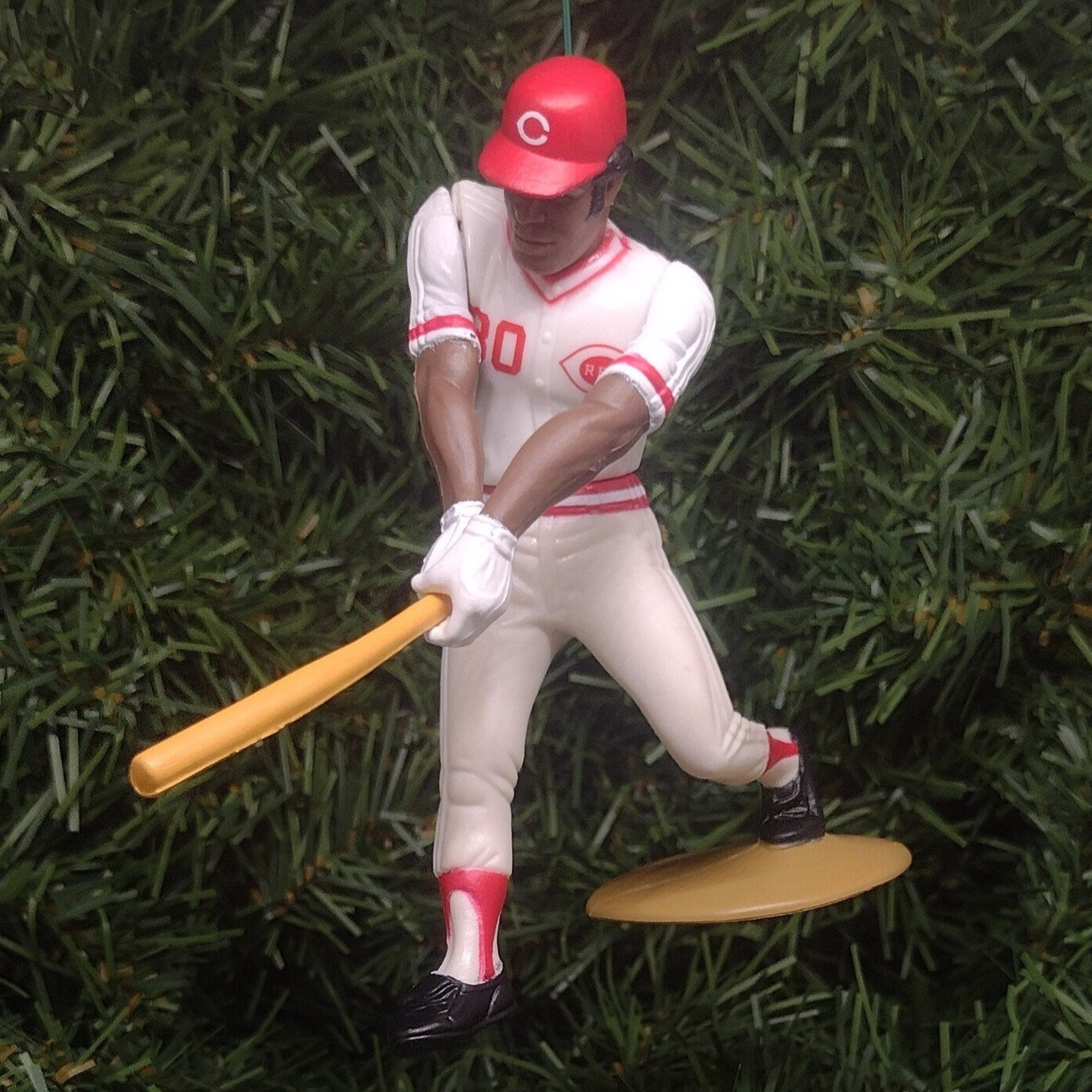 CINCINNATI REDS Ornament Christmas Gift Idea Ken Griffey Sr Unique Xmas Tree Decoration MLB Baseball Figure