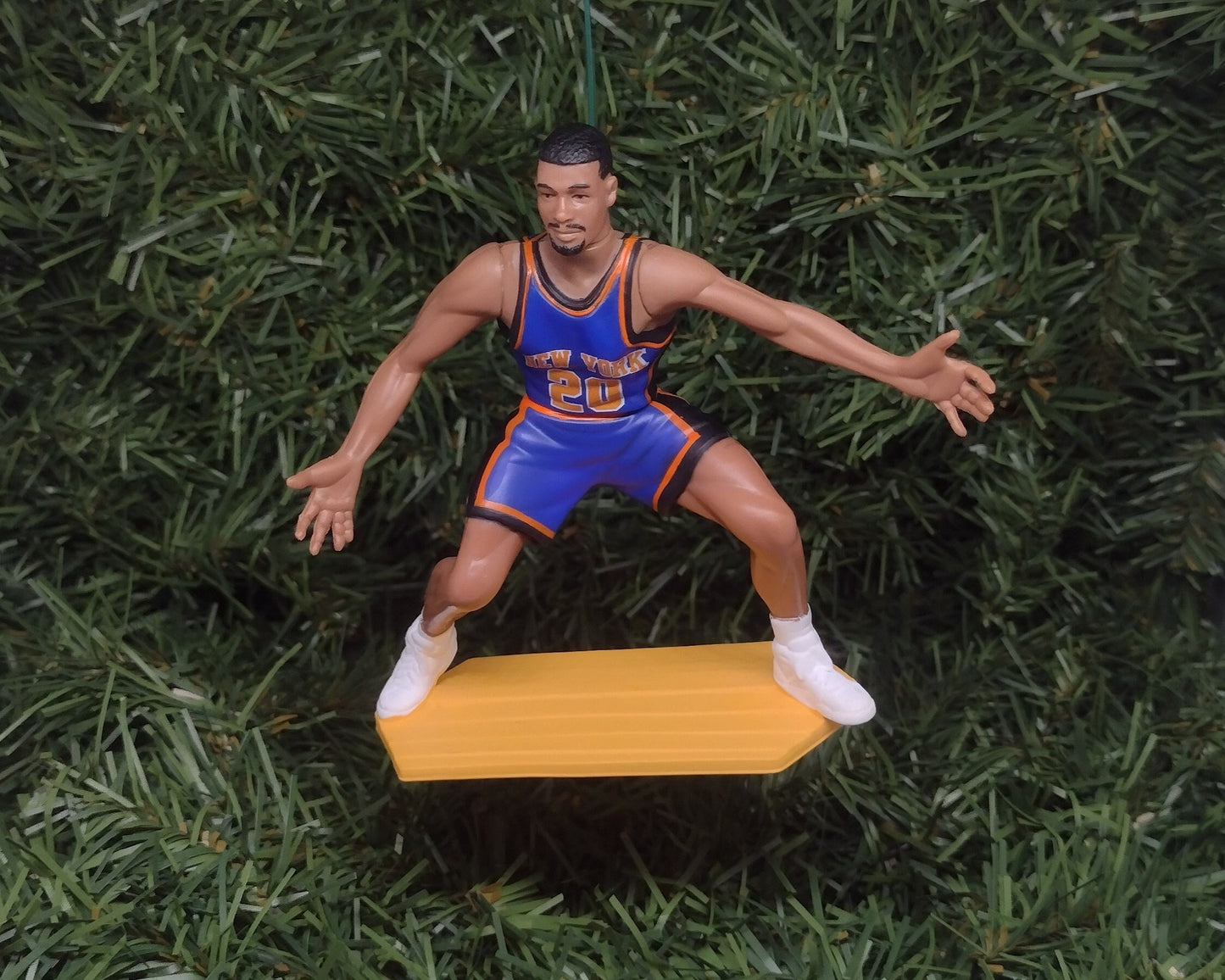 NEW YORK KNICKS Christmas tree ornament Alan Houston xmas nba basketball figure unique gift idea