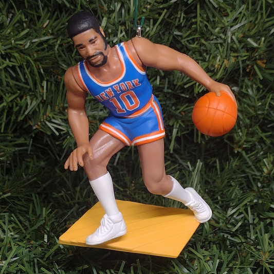 Walt "Clyde" Frazier NEW YORK KNICKS NBA ornament Christmas Gift Basketball Figure