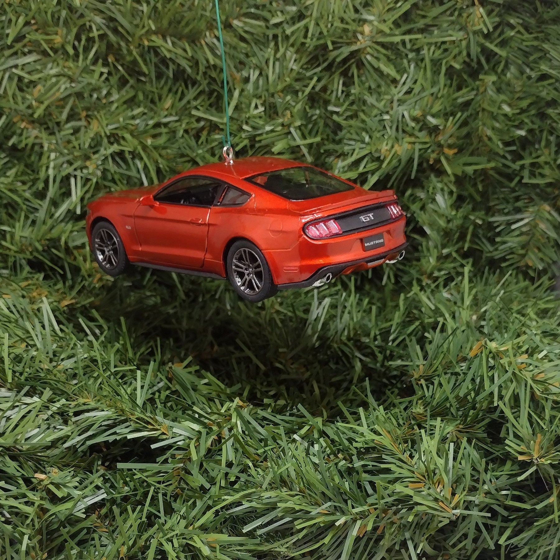 FORD MUSTANG GT 2015 Ornament Christmas tree decoration unique gift idea 5 inch Burnt Orange 2014 2016 2017