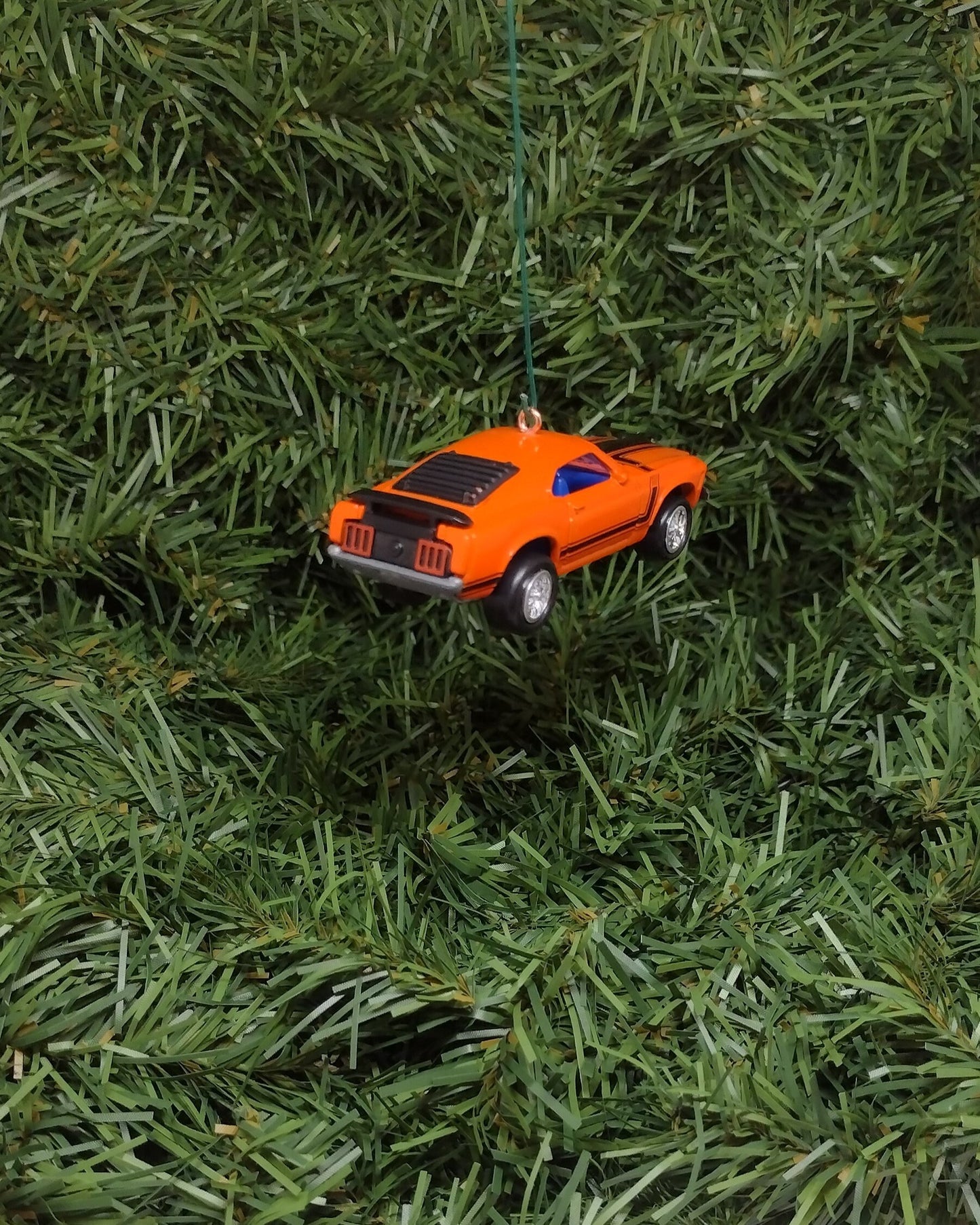 Ford Mustang Ornament 1970 Boss 302 Christmas Tree Decoration Unique Gift idea Orange