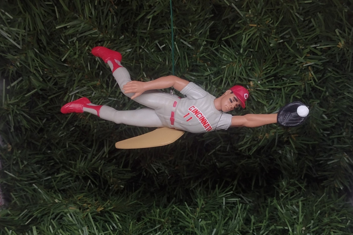 Barry Larkin CINCINNATI REDS Ornament Christmas Tree Decoration MLB Baseball Figure Unique Gift Idea