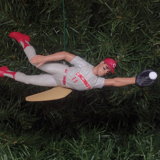 Barry Larkin CINCINNATI REDS MLB Christmas Ornament Baseball Figure Unique Gift Idea
