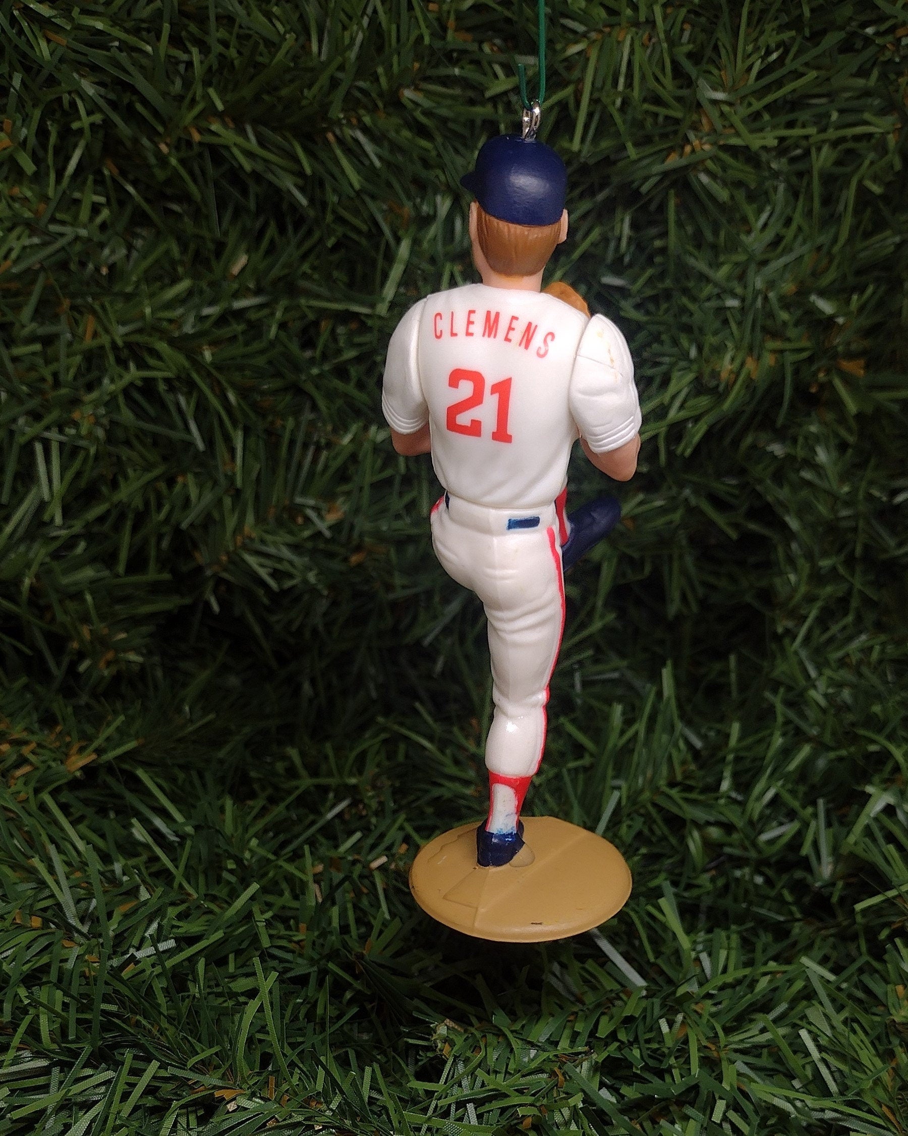 Roger Clemens BOSTON RED SOX ornament Christmas tree decoration Unique Xmas gift idea mlb baseball figure