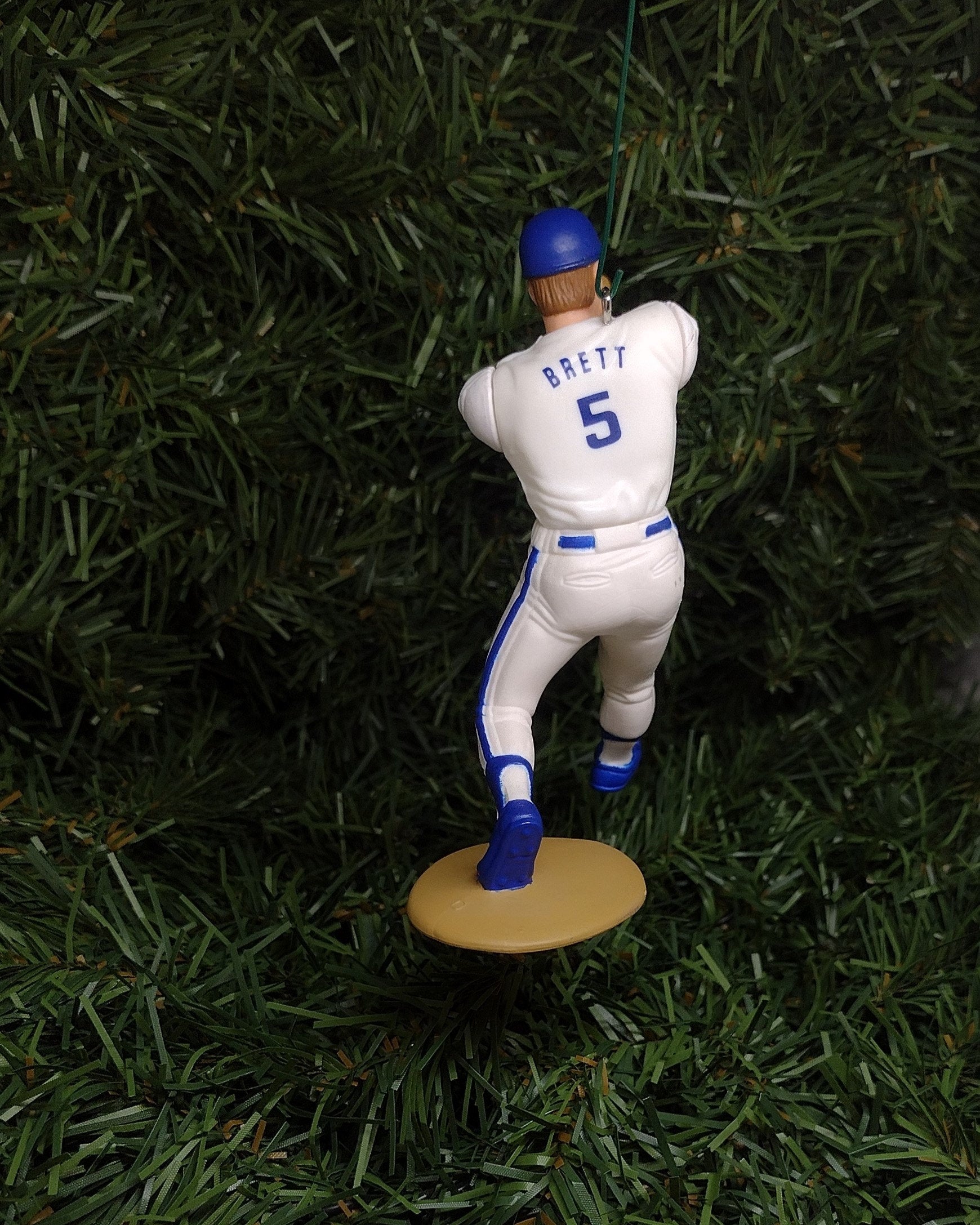 George Brett KANSAS CITY ROYALS Christmas tree ornament mlb baseball xmas figure unique gift idea