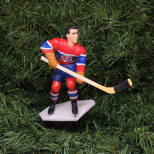 MONTREAL CANADIANS Ornament Maurice "Rocket" Richard 8x Staley Cup Champion Christmas Tree Decoration nhl hockey