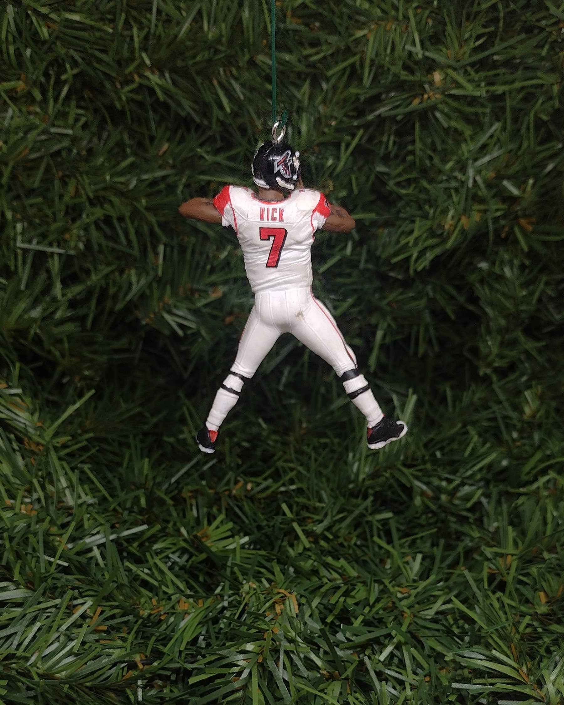 ATLANTA FALCONS Ornament Michael Vick Christmas Tree Decoration NFL Football Unique Xmas Gift Idea