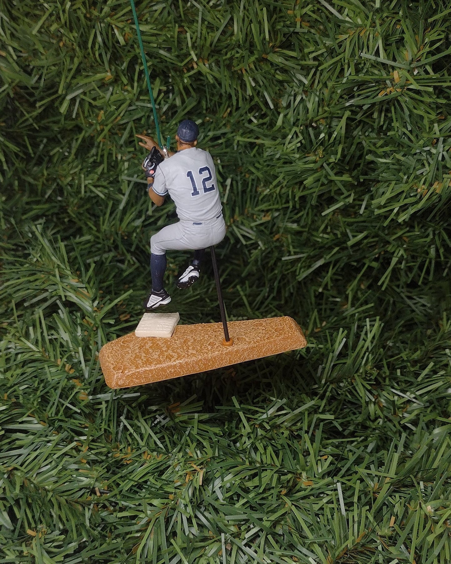 New York Yankee Ornament Alfonso Soriano Christmas Gift Idea MLB Baseball Figure Xmas Tree Decoration