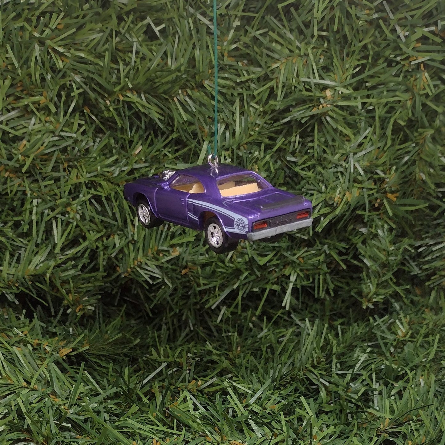 Dodge Super Bee Ornament 1970 Mopar Christmas Tree Decoration Unique Gift Idea Purple