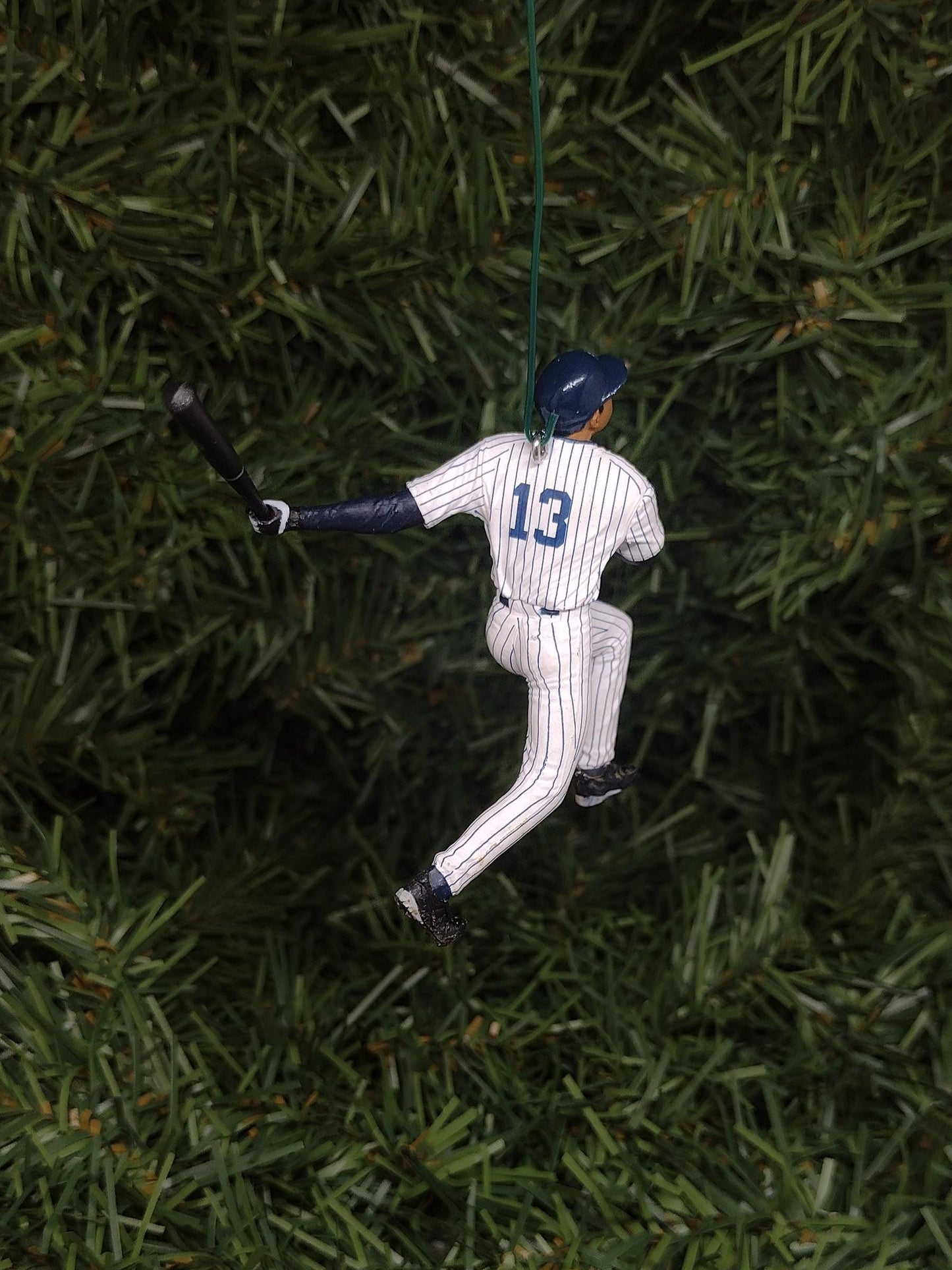 New York Yankee Ornament Alex Rodriguez Christmas Gift Idea MLB Baseball Figure Xmas Tree Decoration