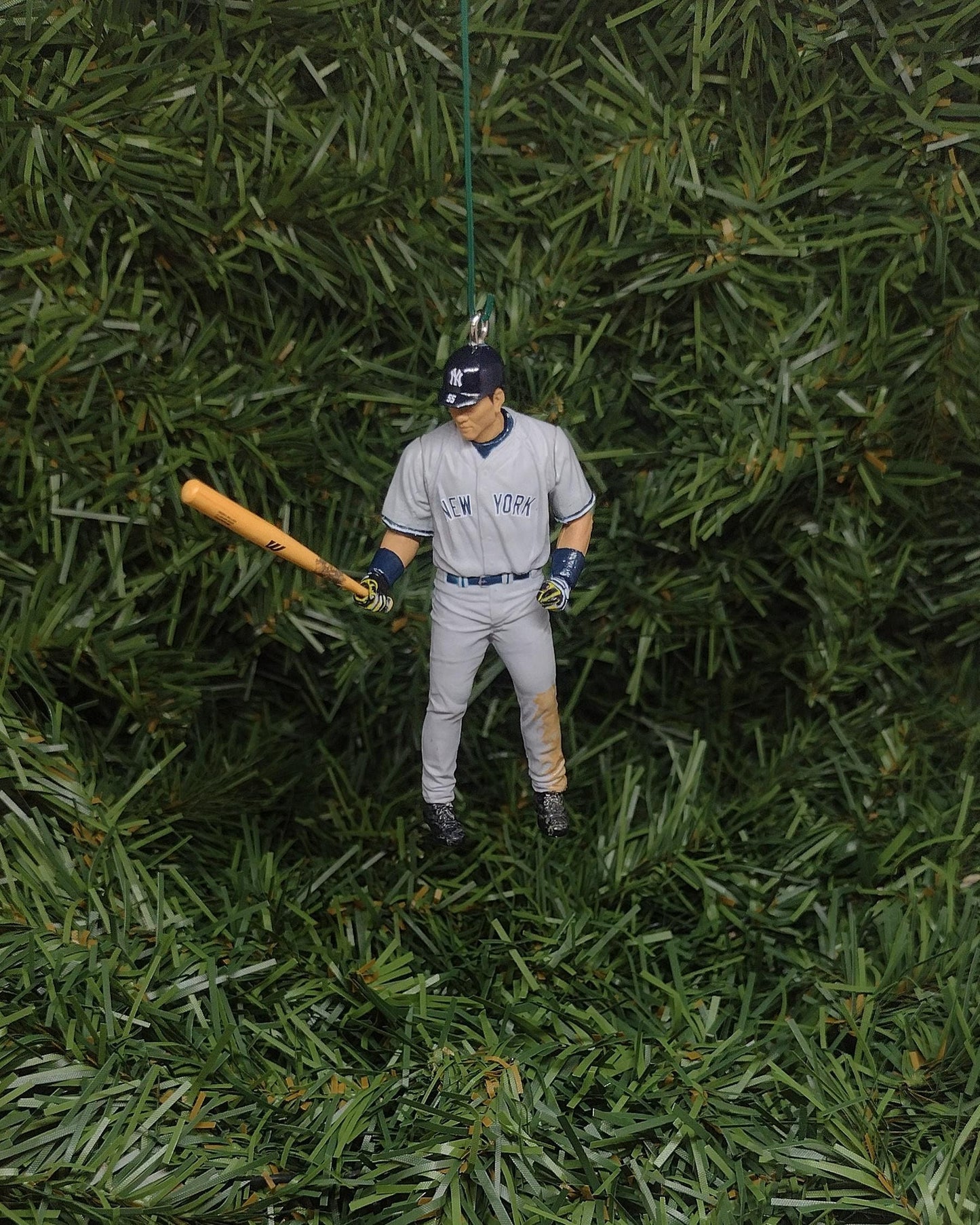 New York Yankee Ornament Hideki Matsui Christmas Gift Idea MLB Baseball Figure Xmas Tree Decoration