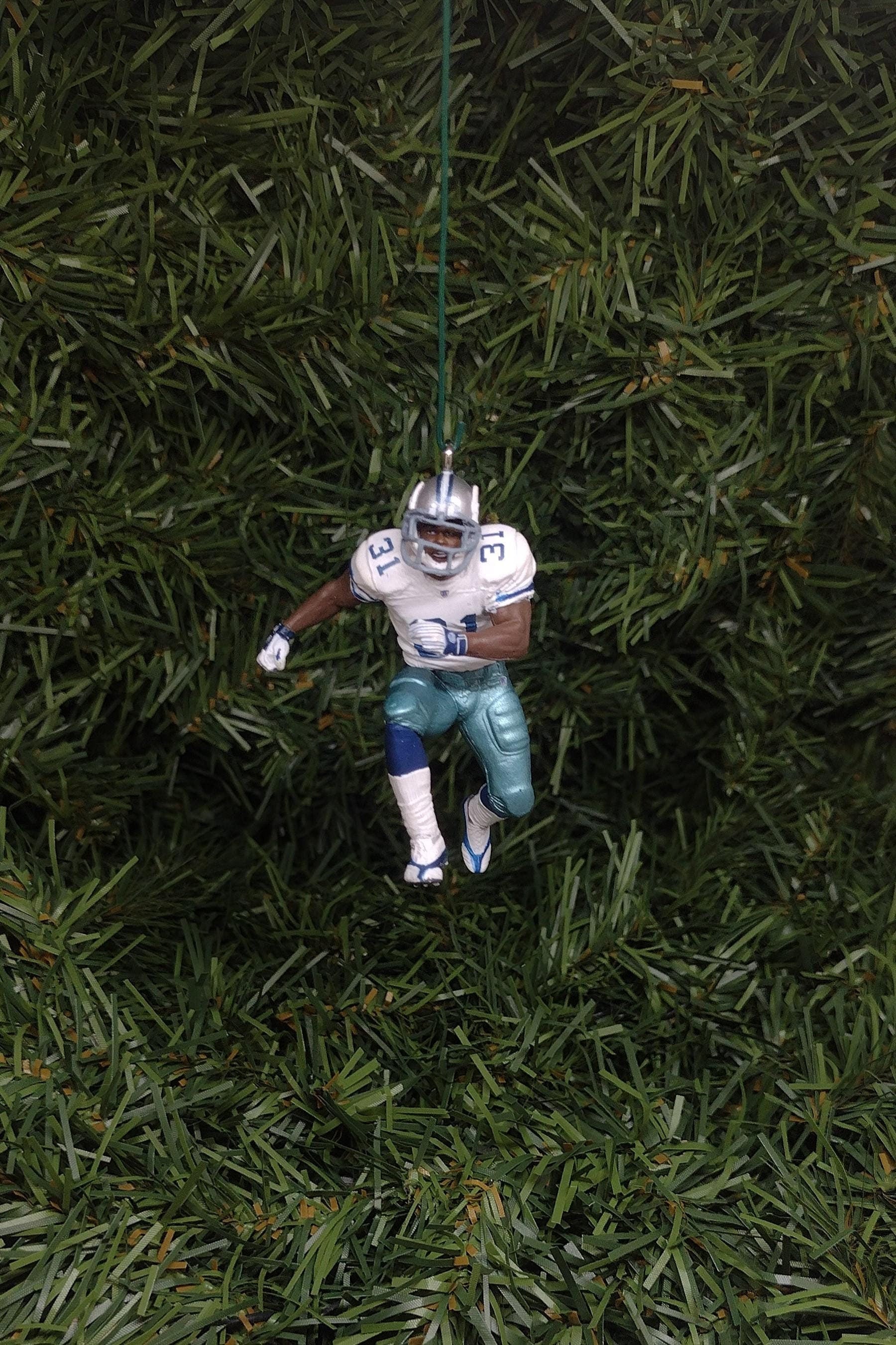 DALLAS COWBOYS Christmas tree ornament Roy Williams xmas NFL football figure unique gift idea