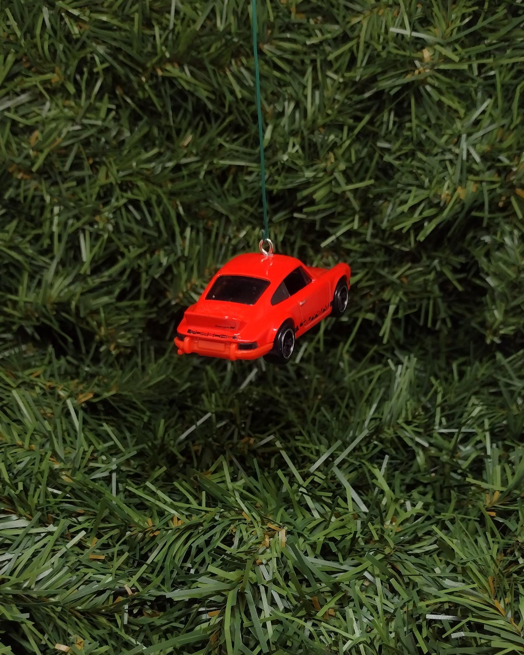 PORSCHE 911 Carrera RS 2.7 Ornament Christmas Tree Decoration Unique Gift Idea Red