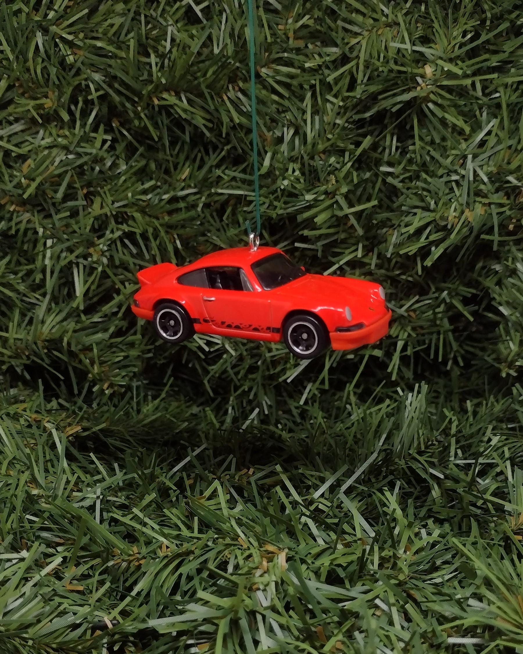 PORSCHE 911 Carrera RS 2.7 Ornament Christmas Tree Decoration Unique Gift Idea Red