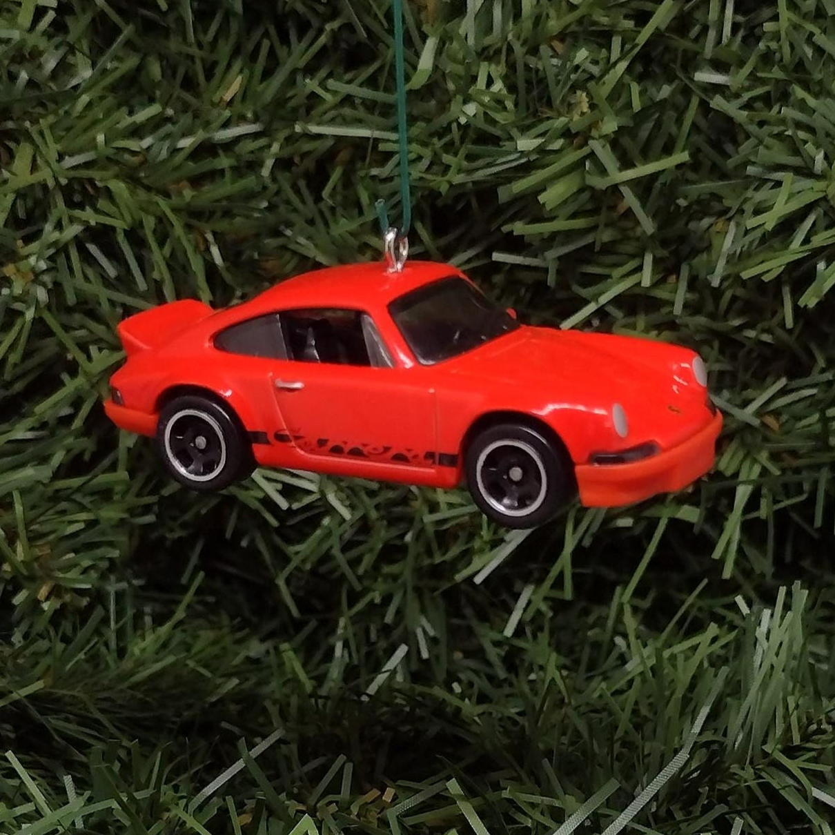 PORSCHE 911 Carrera RS 2.7 Ornament Christmas Tree Decoration Unique Gift Idea Red