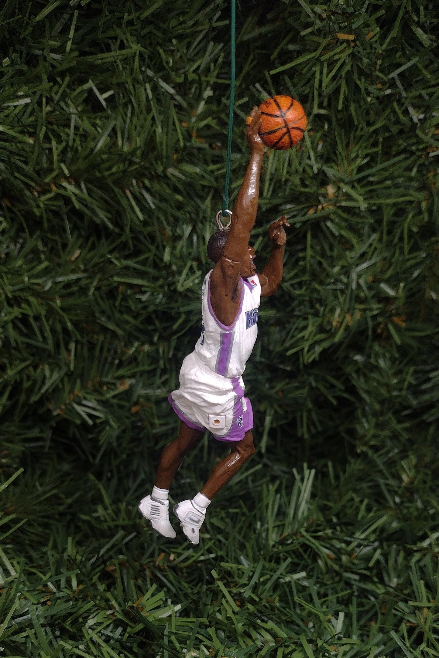 SACRAMENTO KINGS Ornament Chris Webber Christmas Gift Idea Unique Xmas Tree Decoration NBA Basketball Figure