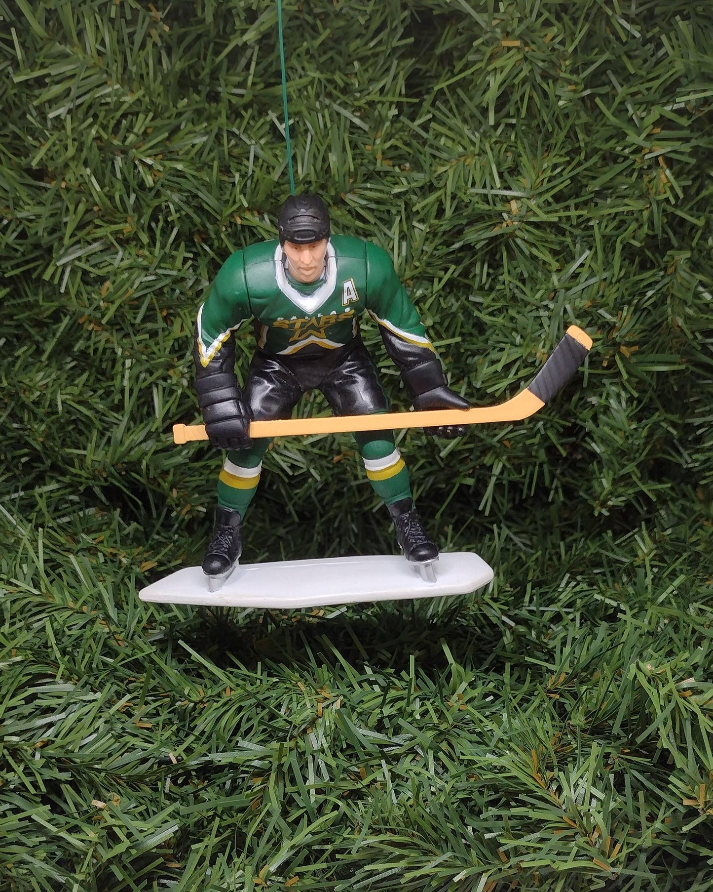 DALLAS STARS Christmas tree ornament Ed Belfour/Mike Modano xmas nhl hockey figure unique gift idea