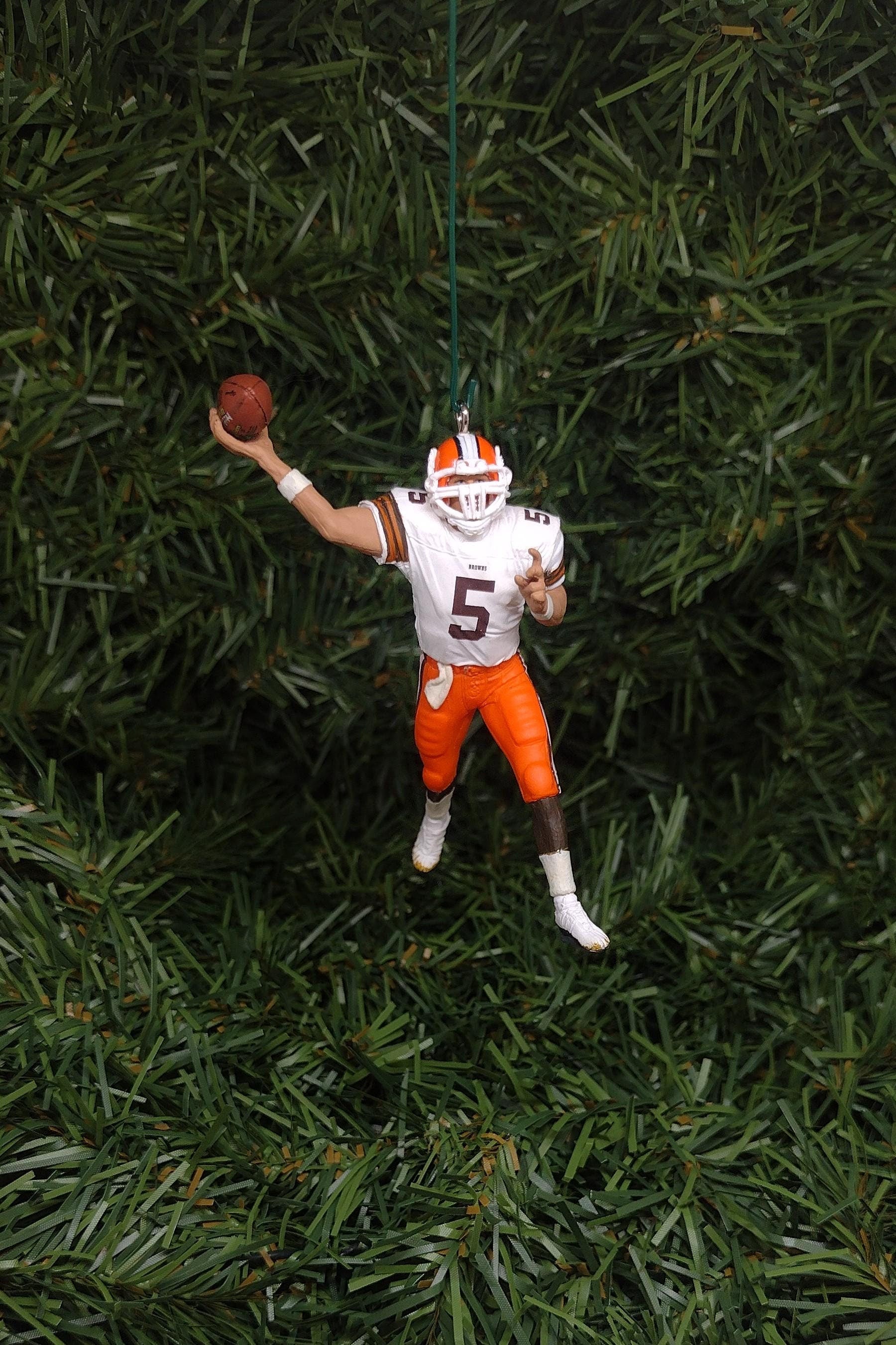 CLEVELAND BROWNS Ornament Jeff Garcia Christmas Tree Decoration Unique Xmas Gift Idea NFL football