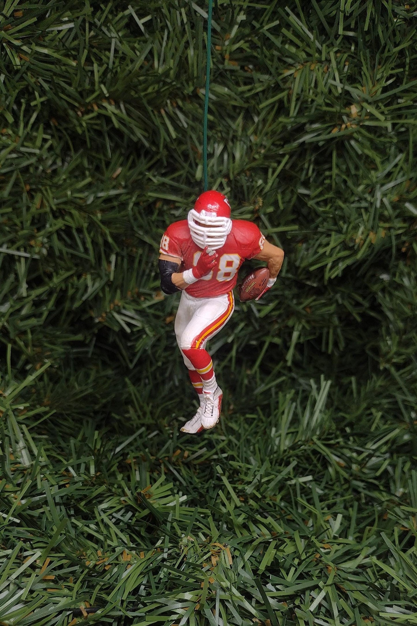 KANSAS CITY CHIEFS Ornament Christmas Tree Decoration Tony Gonzalez Unique Gift Idea Nfl Football