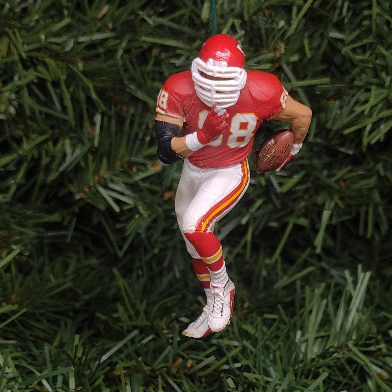 KANSAS CITY CHIEFS Ornament Christmas Tree Decoration Tony Gonzalez Unique Gift Idea Nfl Football