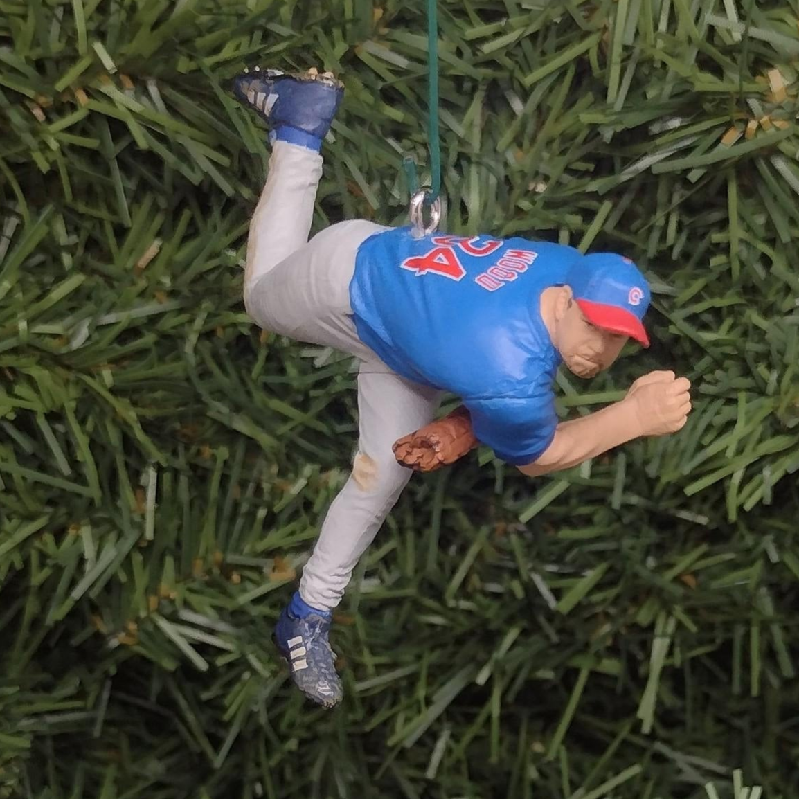 CHICAGO CUBS Ornament Christmas Tree Decoration Kerry Wood Unique Gift Idea MLB Baseball figure