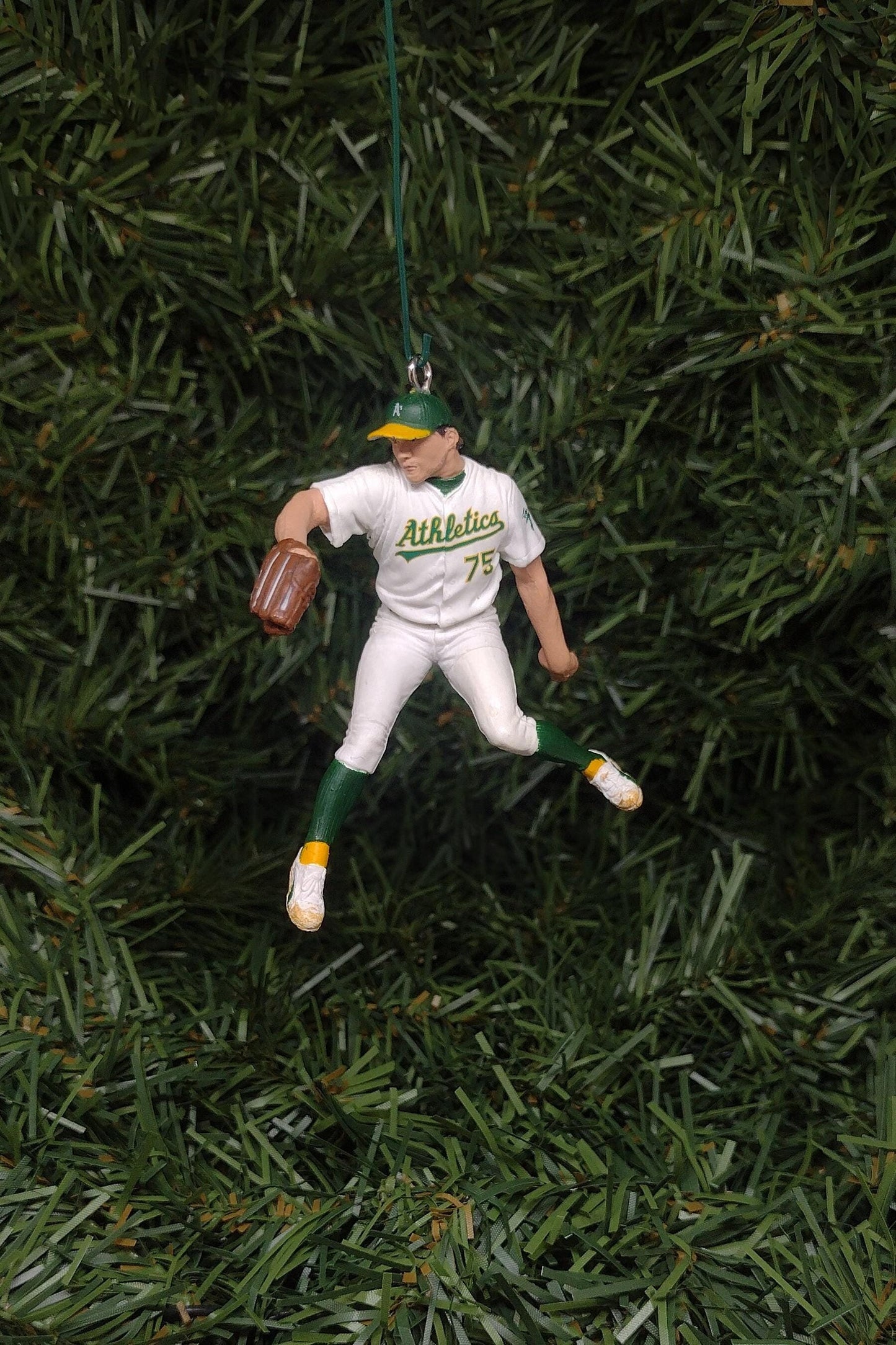 OAKLAND ATHLETICS A's Ornament Christmas Tree Decoration Barry Zito Unique Gift Idea Mlb Baseball