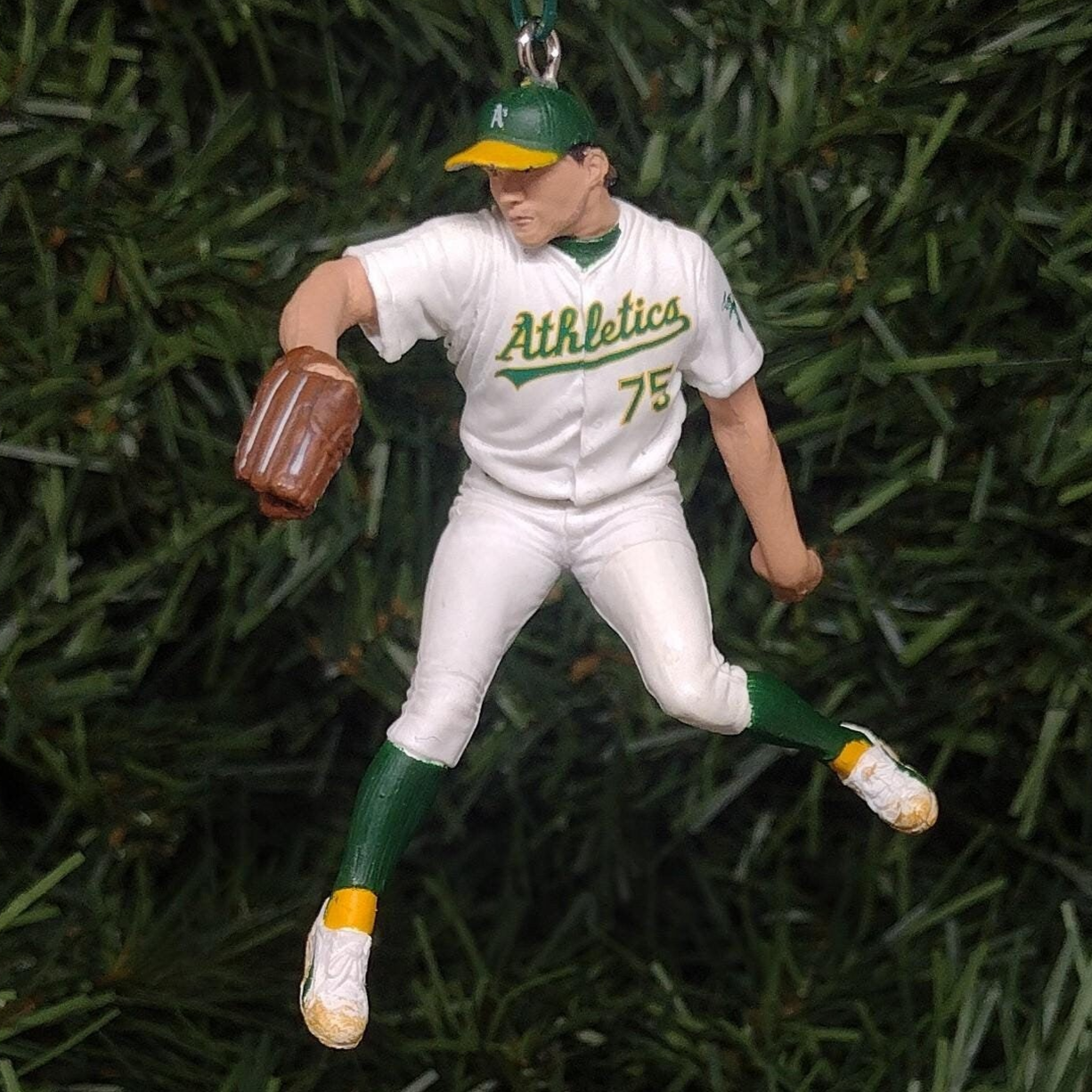 OAKLAND ATHLETICS A's Ornament Christmas Tree Decoration Barry Zito Unique Gift Idea Mlb Baseball