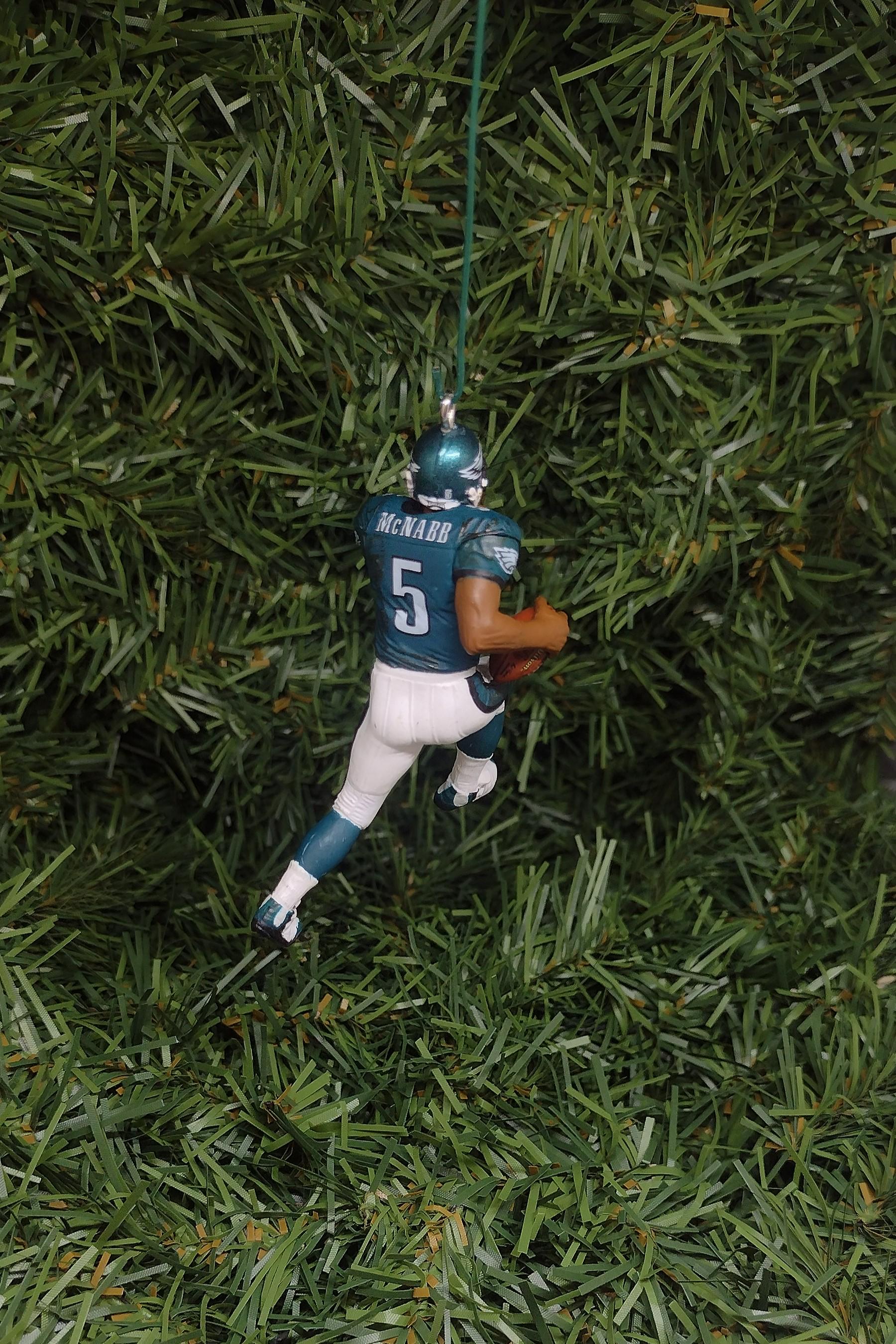 PHILADELPHIA EAGLES Ornament Christmas Gift Idea Donovan McNabb Unique Xmas Tree Decoration NFL Football