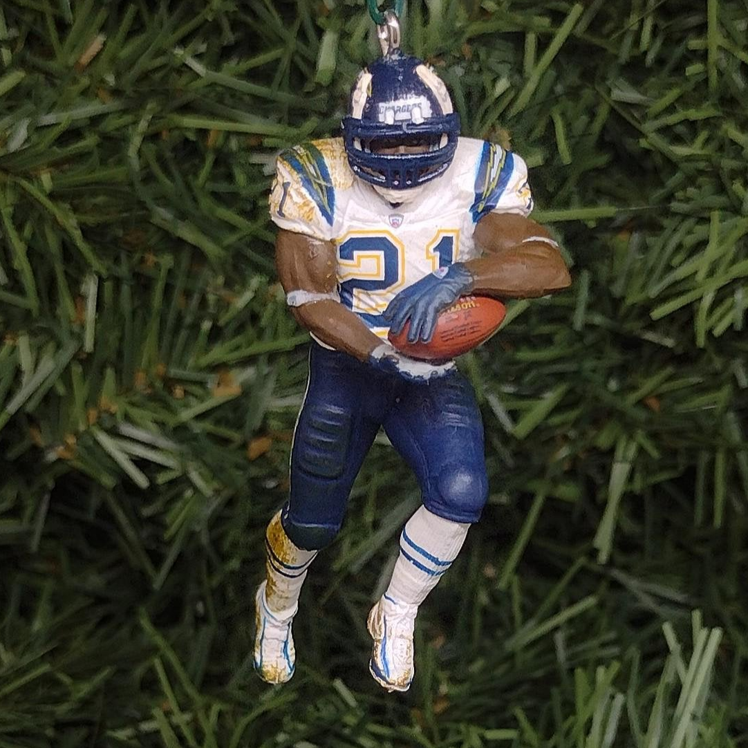 SAN DIEGO CHARGERS Ornaments Christmas Tree Decoration Ladainian Tomlinson Unique Xmas Gift Idea Los Angeles