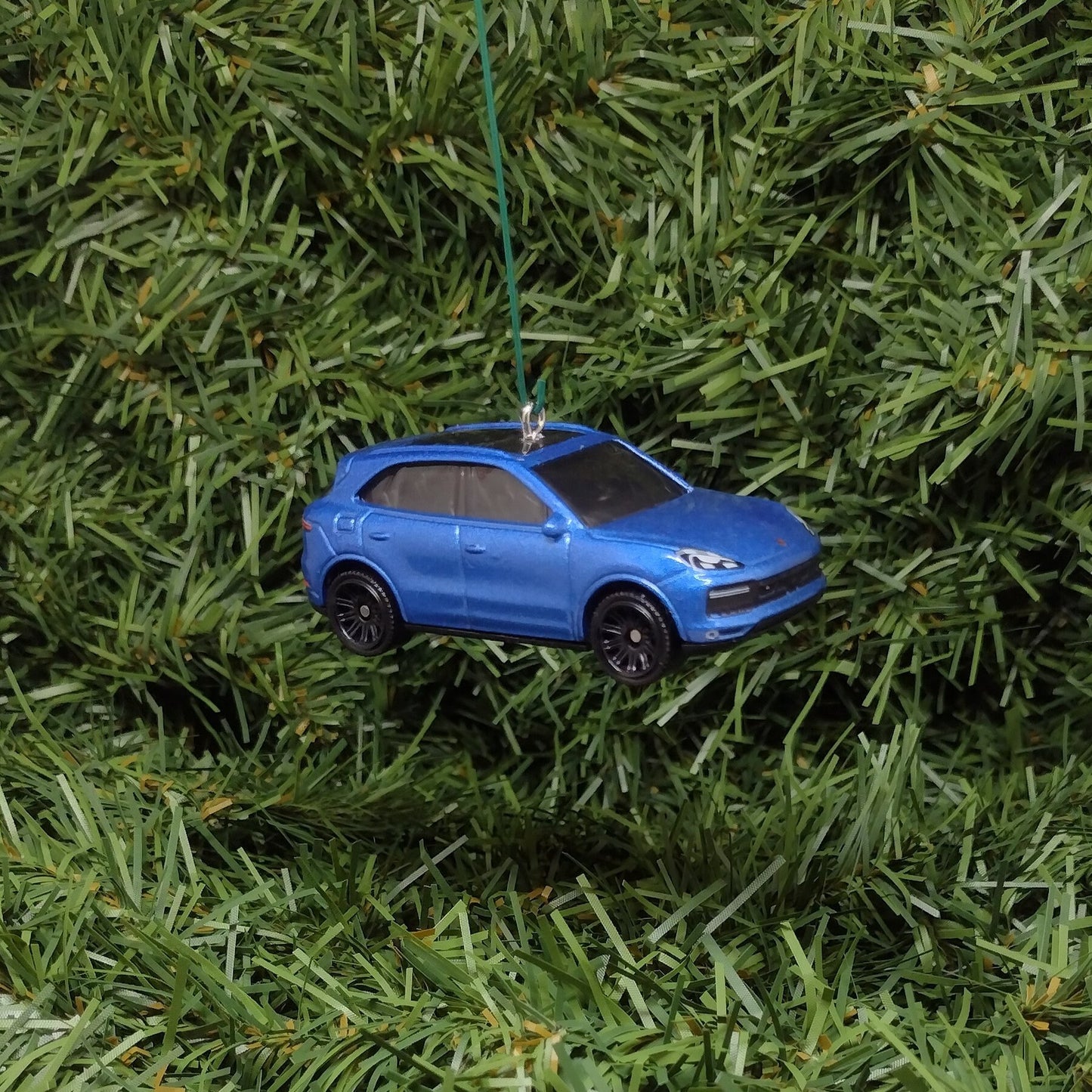 Porsche Cayenne Ornament Christmas Tree Decoration Unique Gift Idea Blue