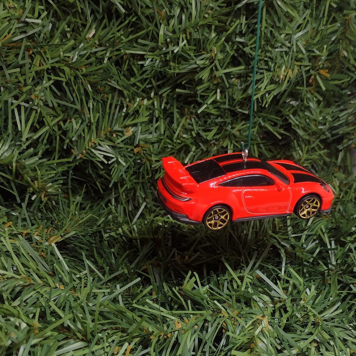 Porsche 911 GT3 Ornament Christmas Tree Decoration Unique Gift Idea Red