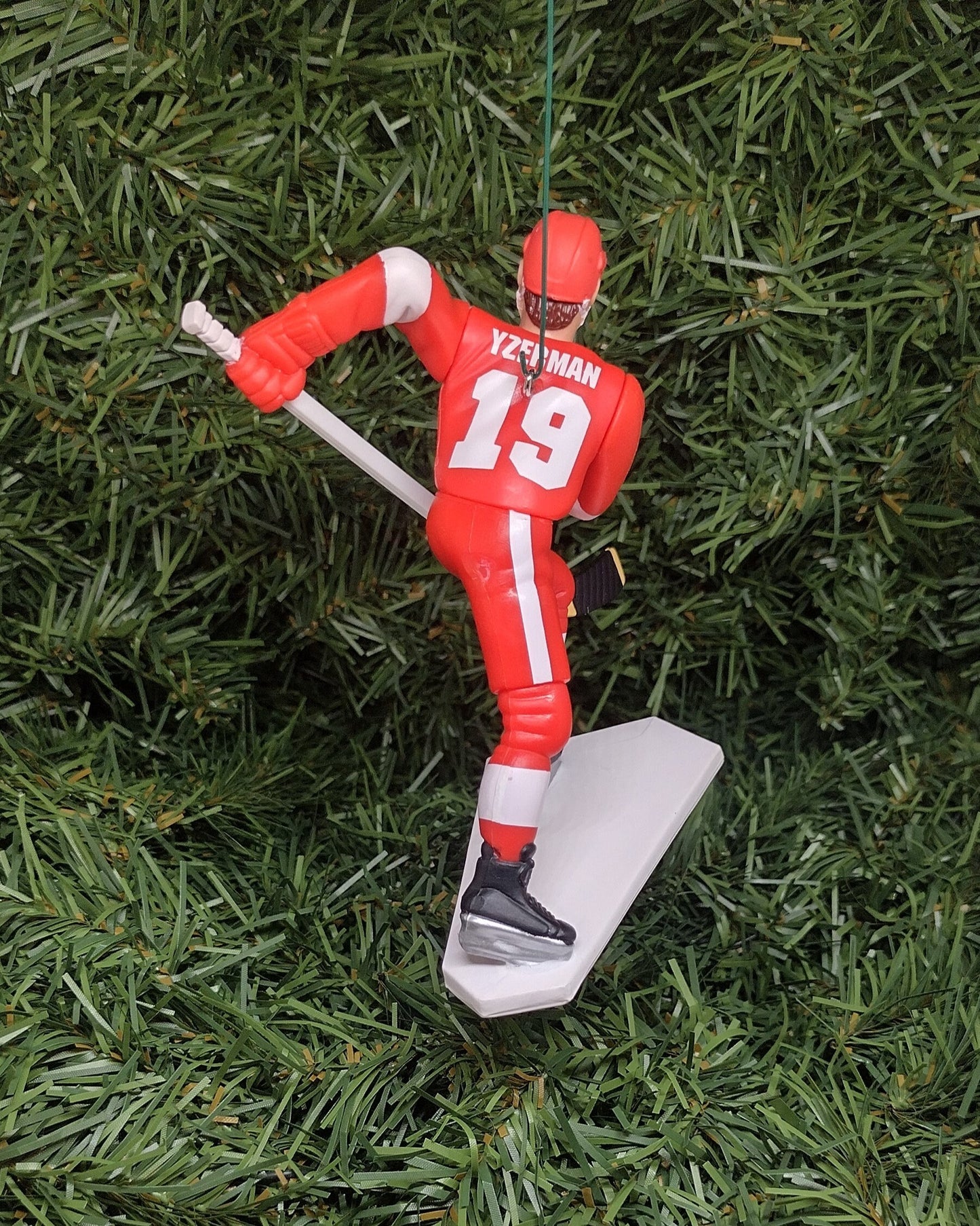 DETROIT RED WINGS Ornaments Christmas Gift Idea Sergei Fedorov/Chris Osgood/Steve Yzerman Unique Xmas Tree Decoration Nhl Hockey Figure