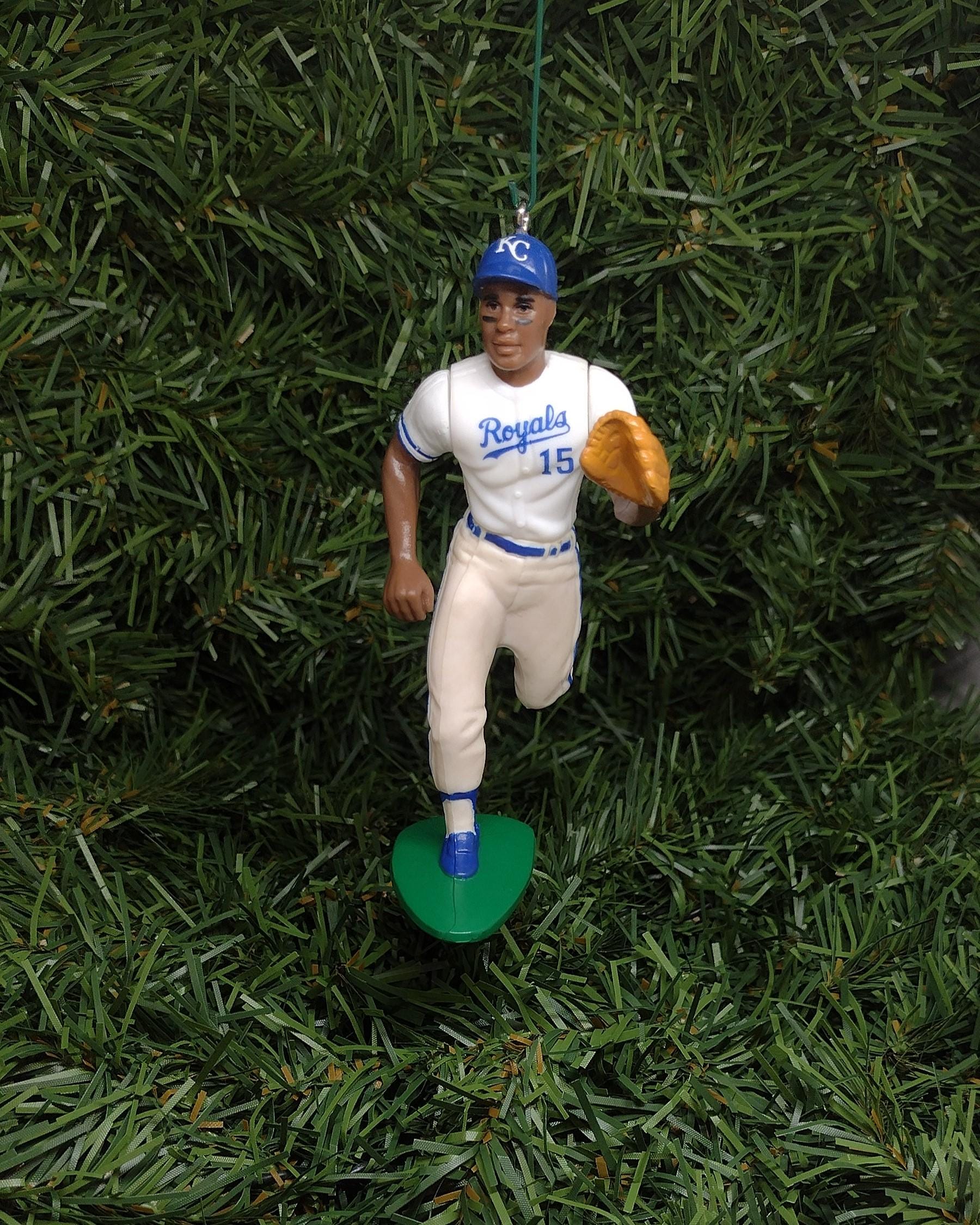 KANSAS CITY ROYALS Ornaments Christmas Tree Decoration Johnny Damon/Brett Saberhagen/Danny Tartabull Mlb Unique Xmas Gift Idea