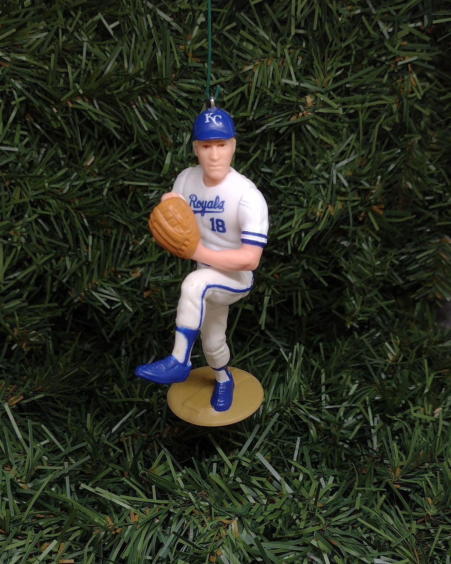 KANSAS CITY ROYALS Ornaments Christmas Tree Decoration Johnny Damon/Brett Saberhagen/Danny Tartabull Mlb Unique Xmas Gift Idea