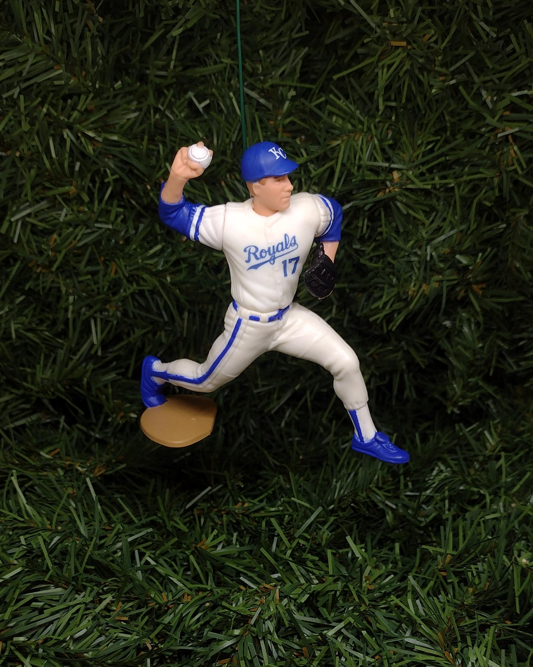 KANSAS CITY ROYALS Ornaments Christmas Tree Decoration Brett Saberhagen/Pat Tabler/David Cone Mlb Unique Xmas Gift Idea