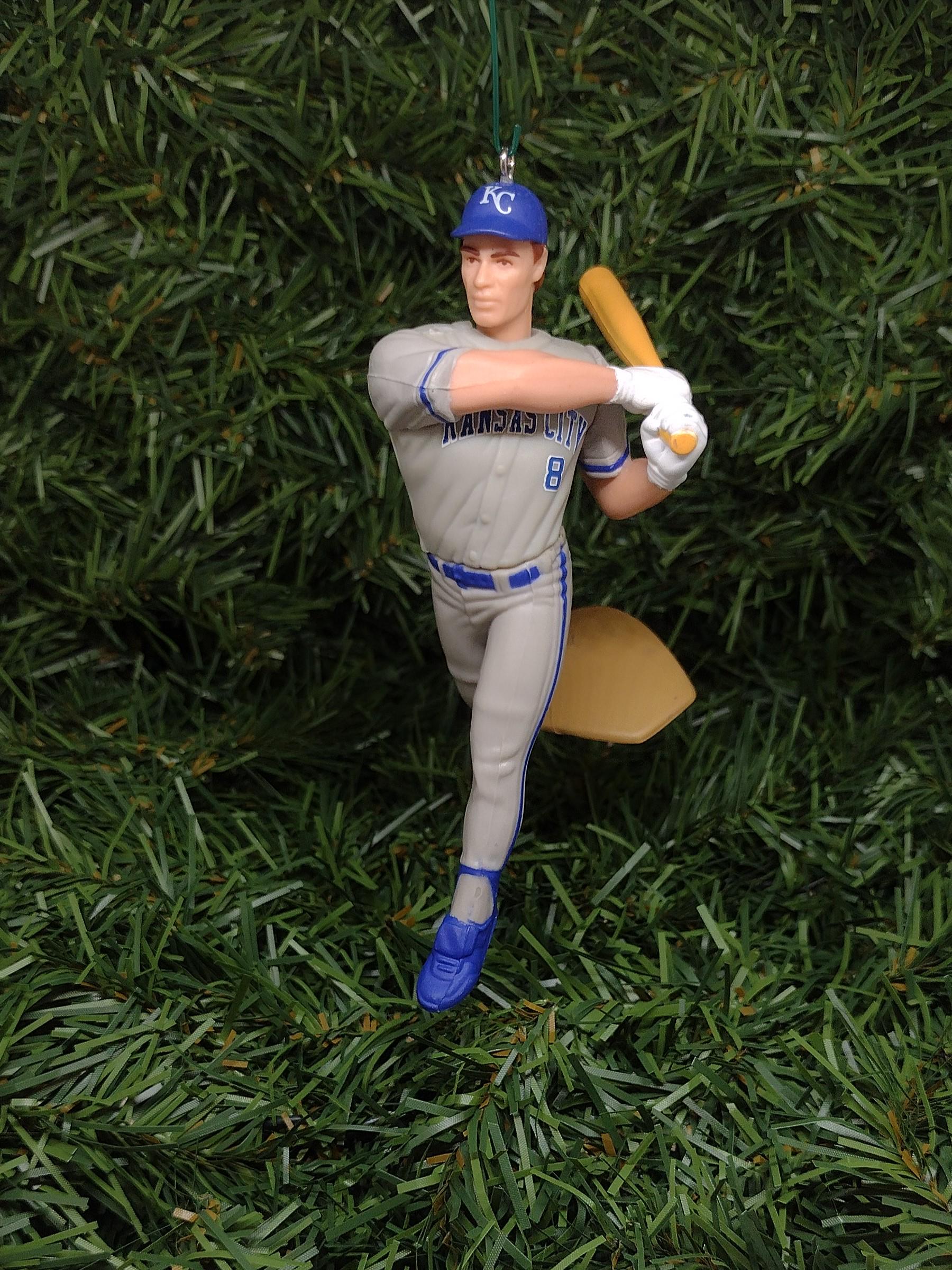 KANSAS CITY ROYALS Ornaments Christmas Tree Decoration Brett Saberhagen/Pat Tabler/David Cone Mlb Unique Xmas Gift Idea