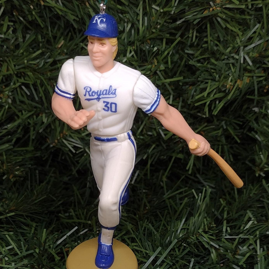 KANSAS CITY ROYALS Ornaments Christmas Gift Brett Saberhagen/Pat Tabler/David Cone MLB Baseball