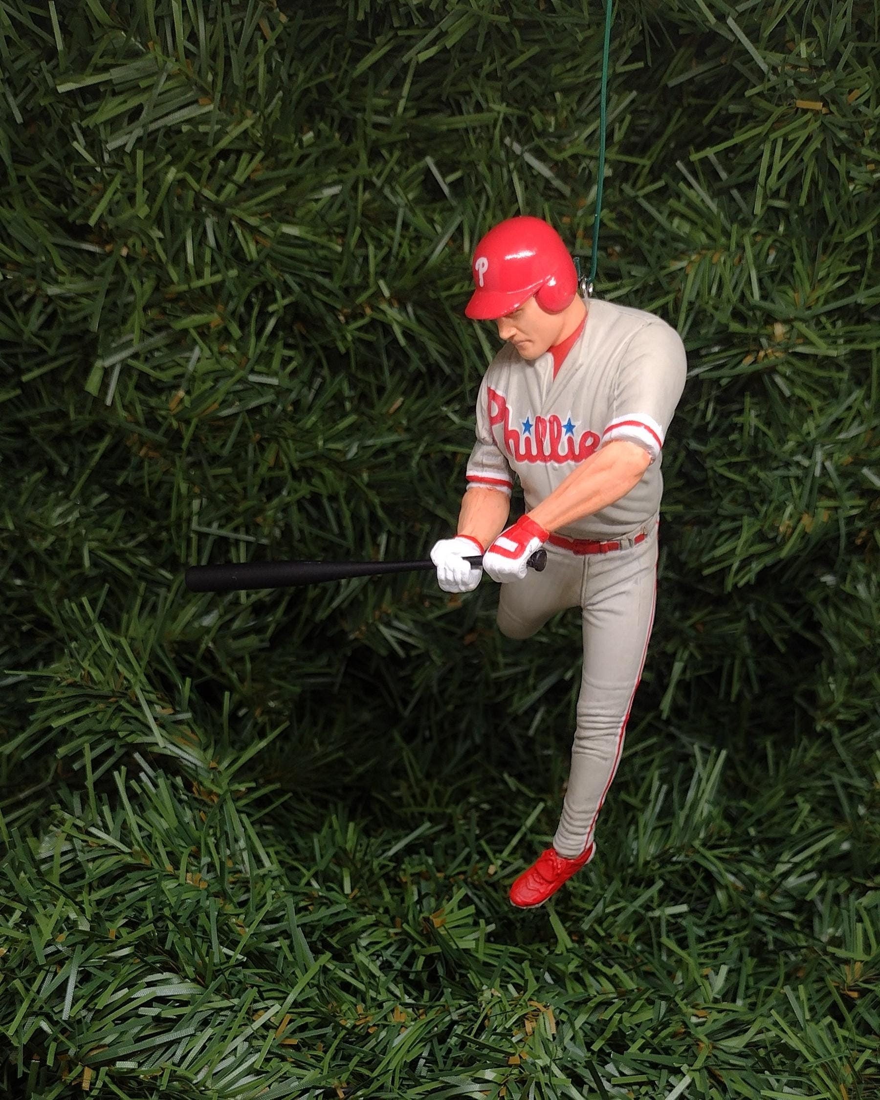 PHILADELPHIA PHILLIES Ornament Pat Burrell Christmas Tree Decoration MLB Baseball Unique Xmas Gift Idea