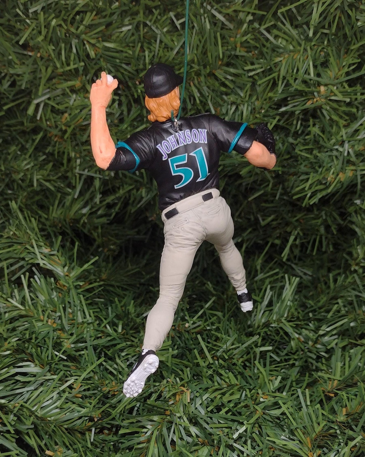 Randy Johnson ARIZONA DIAMONDBACKS ornament Christmas gift idea mlb baseball figure unique xmas tree decoration World Series MVP