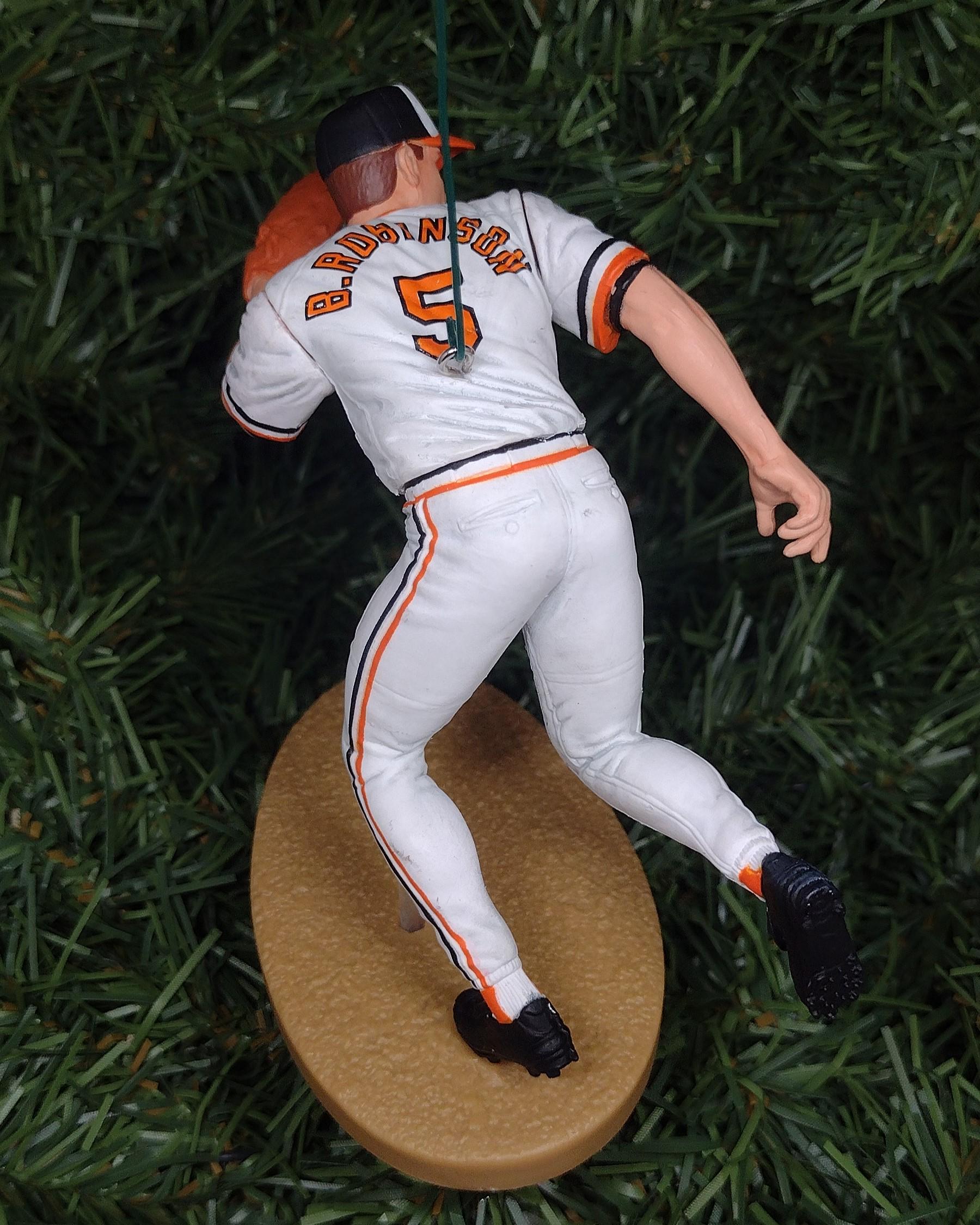 Brooks Robinson BALTIMORE ORIOLES Christmas tree ornament MLB baseball xmas figure unique gift idea