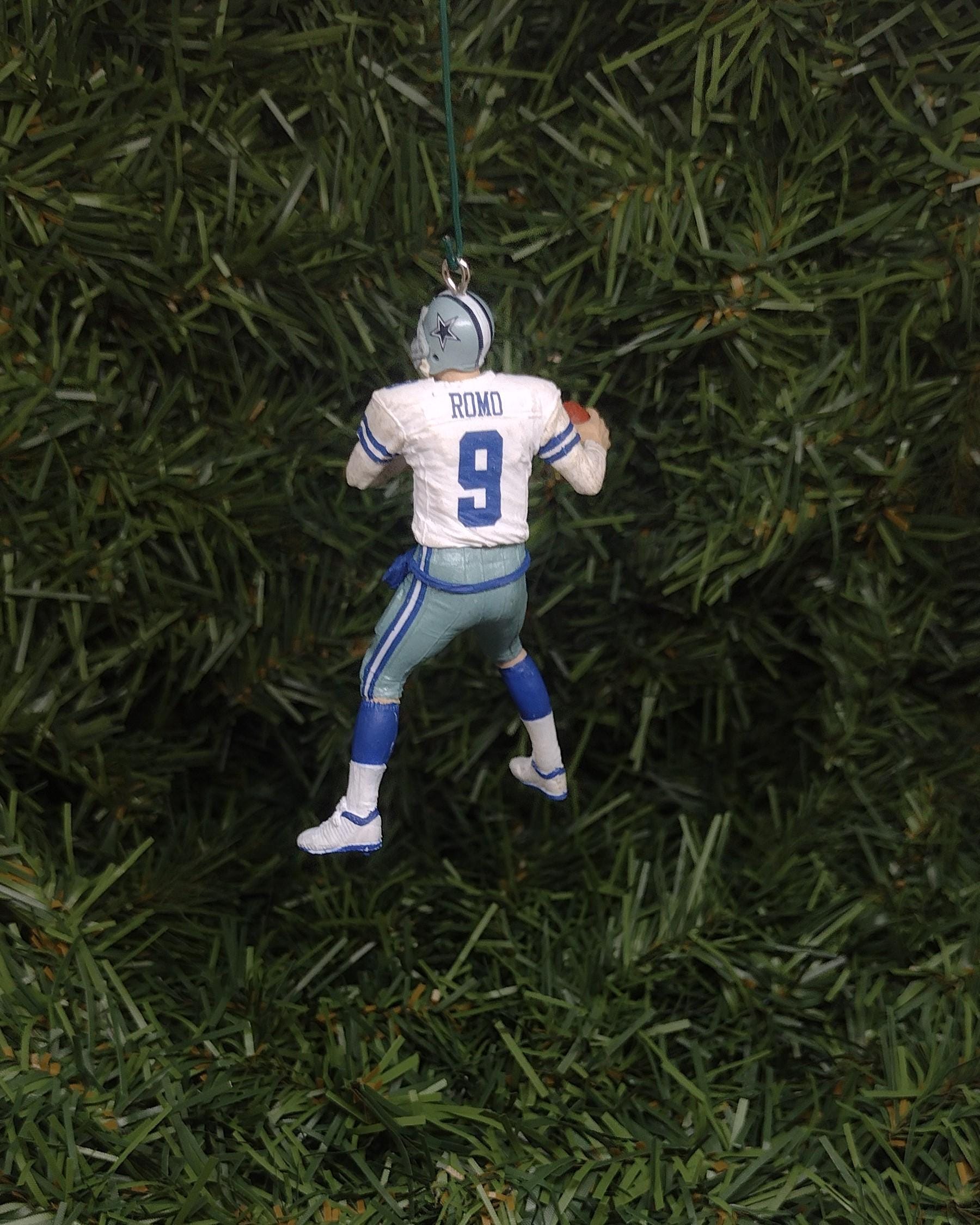 DALLAS COWBOYS Ornament Tony Romo Christmas Tree Decoration NFL Football Figure Unique Gift Idea