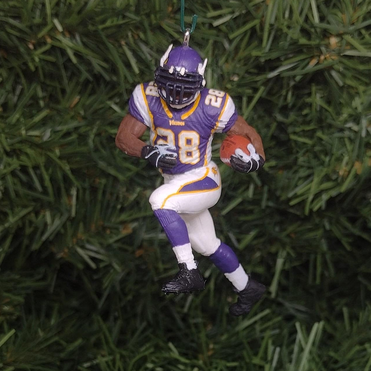 MINNESOTA VIKINGS Ornament Adrian Peterson Christmas Tree Decoration Unique Gift Idea NFL football Figure