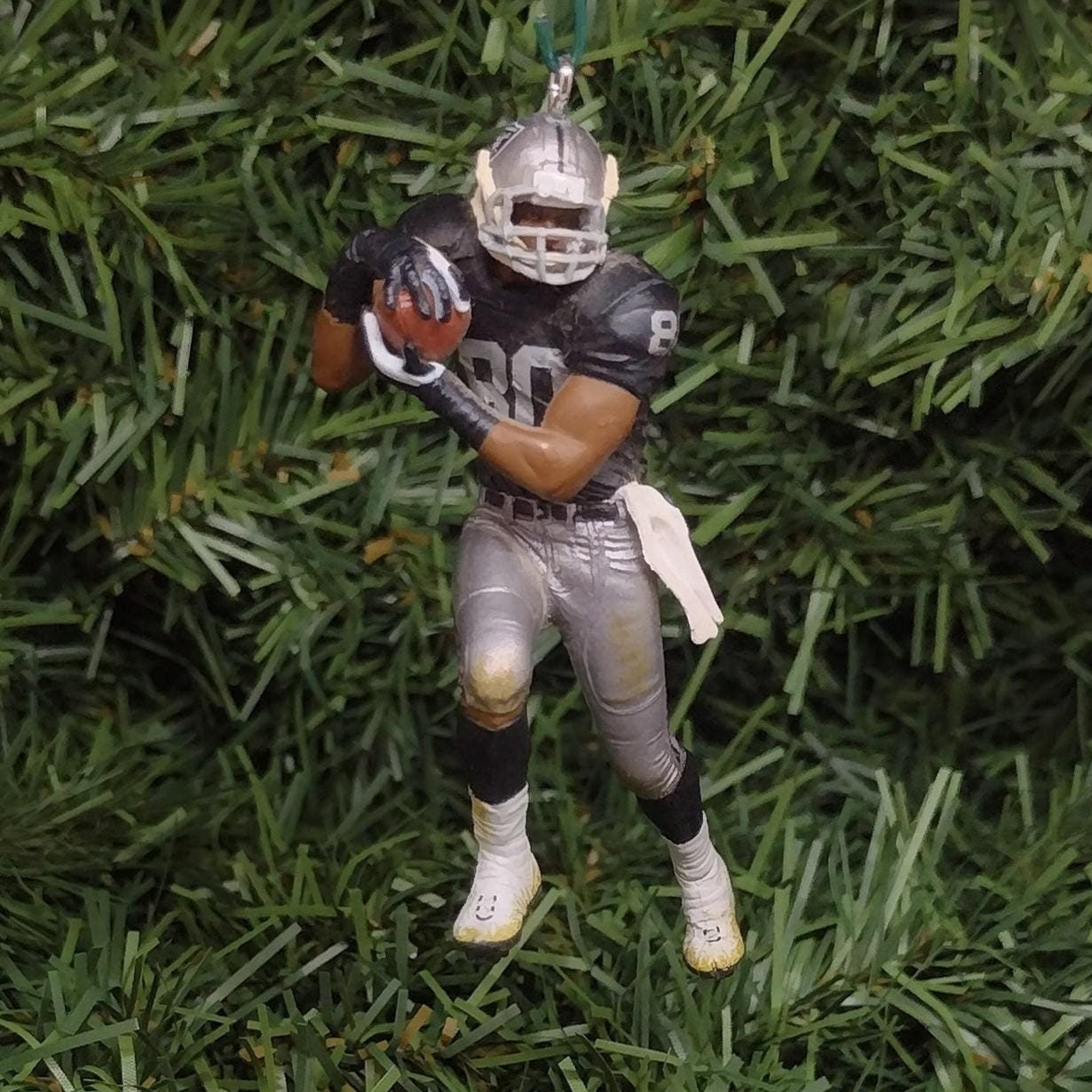 Jerry Rice OAKLAND/ Los Angeles RAIDERS Christmas ornament NFL football unique gift idea xmas tree decoration Las Vegas