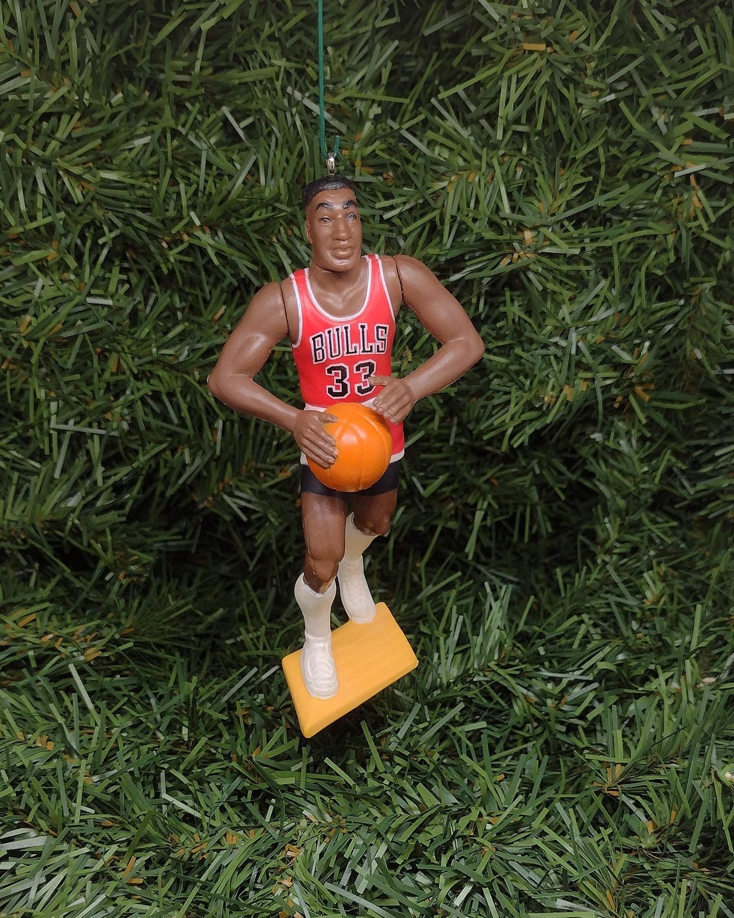 CHICAGO BULLS Christmas tree ornaments Scottie Pippen Horace Grant John Paxson NBA basketball xmas figure unique gift idea