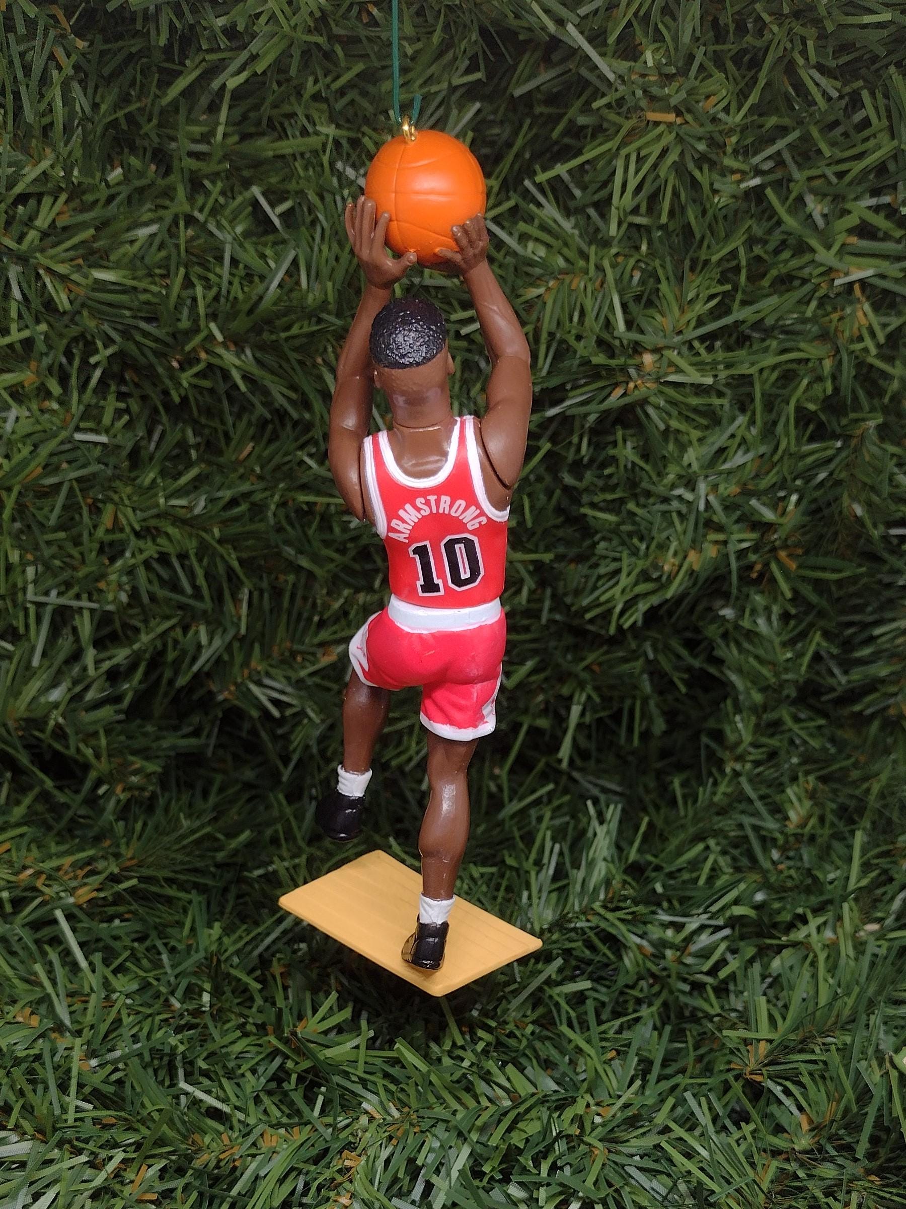 Chicago Bulls Ornaments Christmas Gift Idea Scottie Pippen Dennis Rodman BJ Armstrong Unique Xmas Tree Decoration NBA Basketball Figures