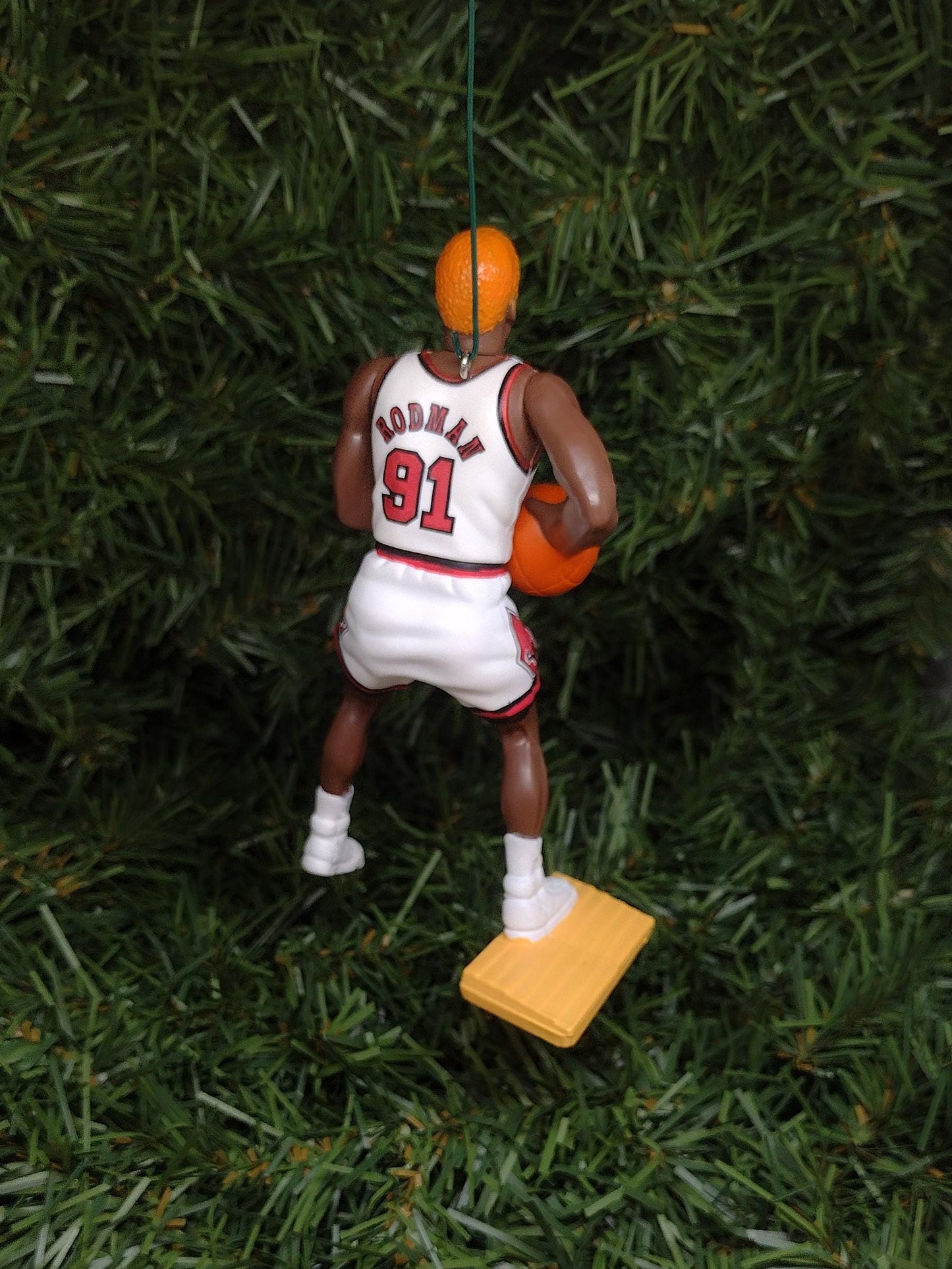 Chicago Bulls Ornaments Christmas Gift Idea Scottie Pippen Dennis Rodman BJ Armstrong Unique Xmas Tree Decoration NBA Basketball Figures